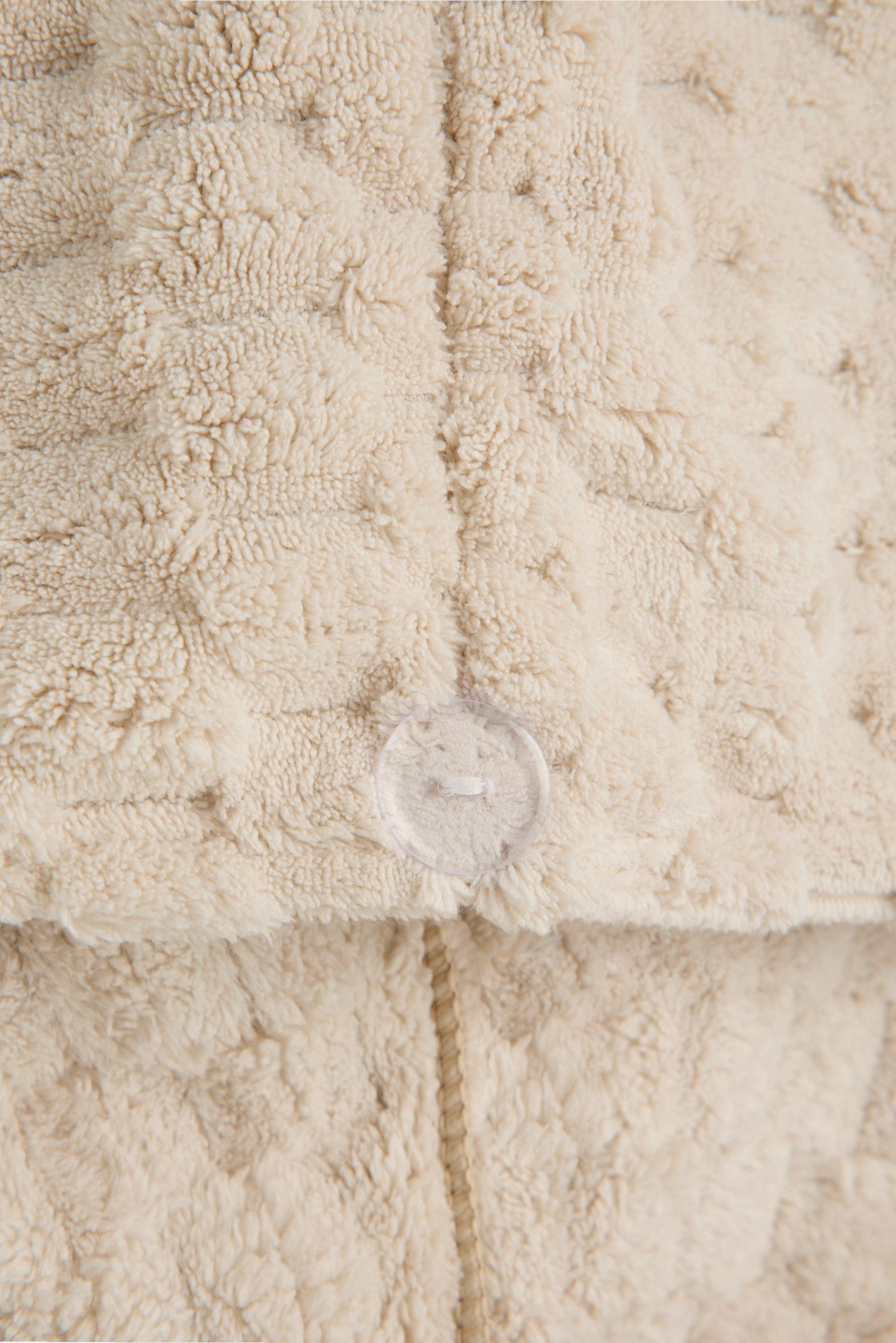 Hair towel turban — BEIGE