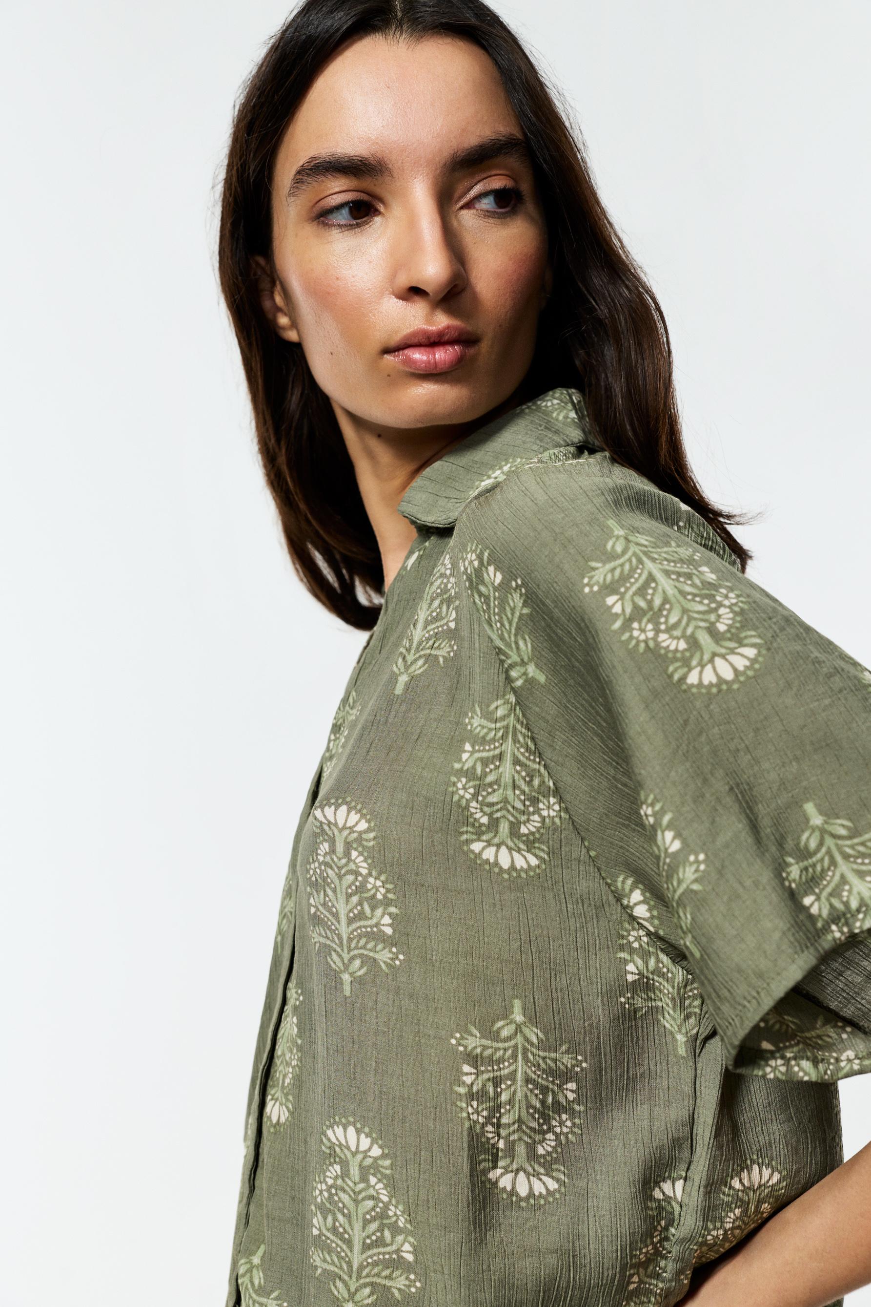 Texture shirt — MEDIUM GREEN
