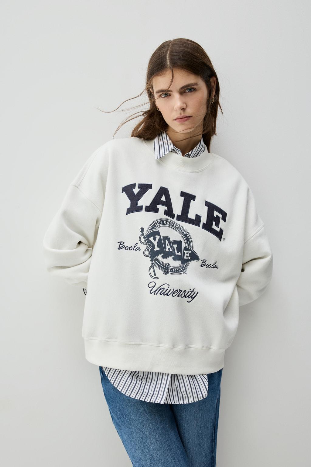 Sudadera YALE™ estampado - bordados