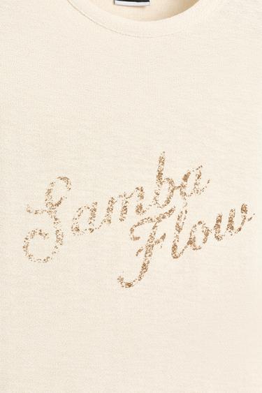 Printed sleeveless T-shirt — VANILLA 7
