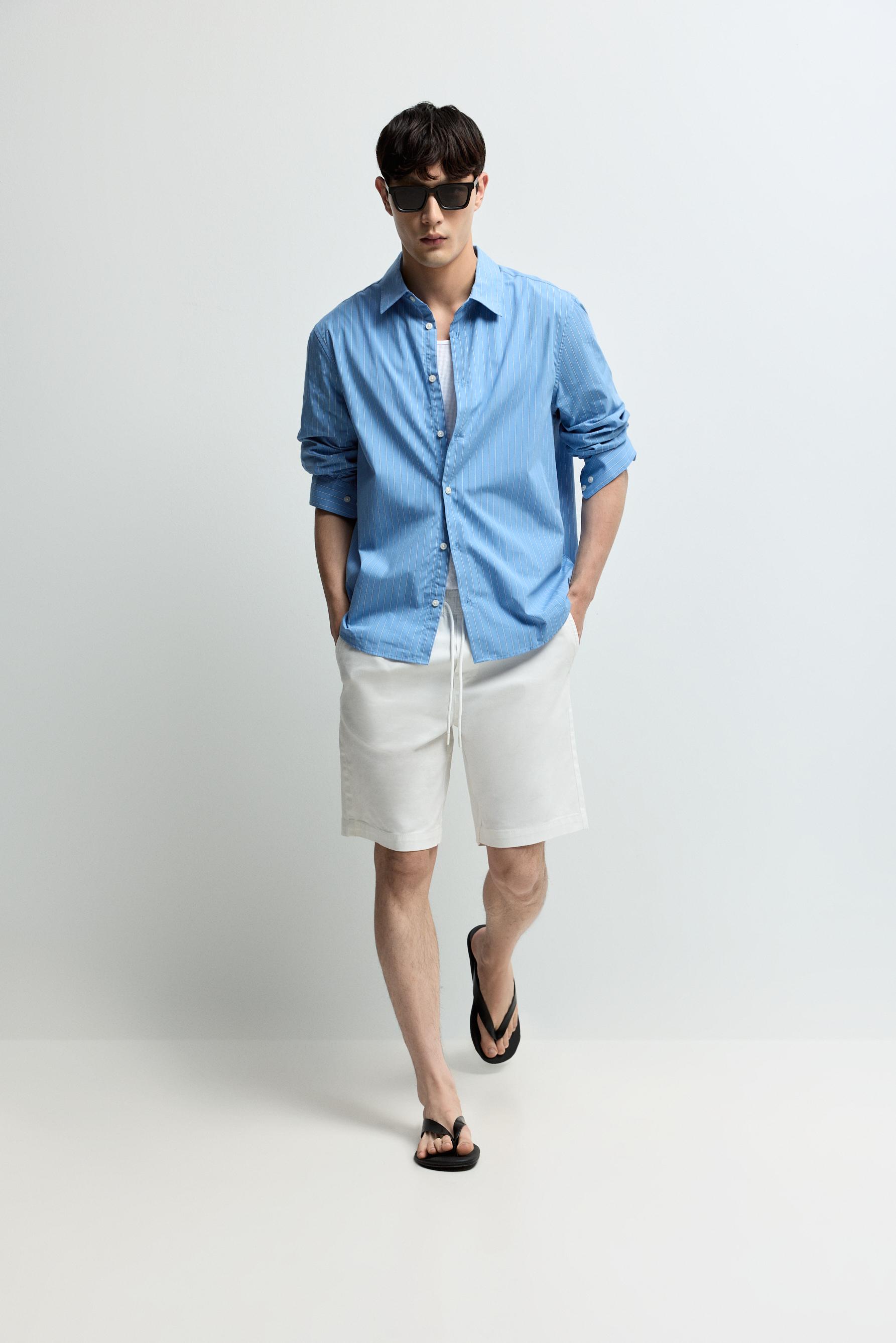 Jogger Bermuda shorts — WHITE