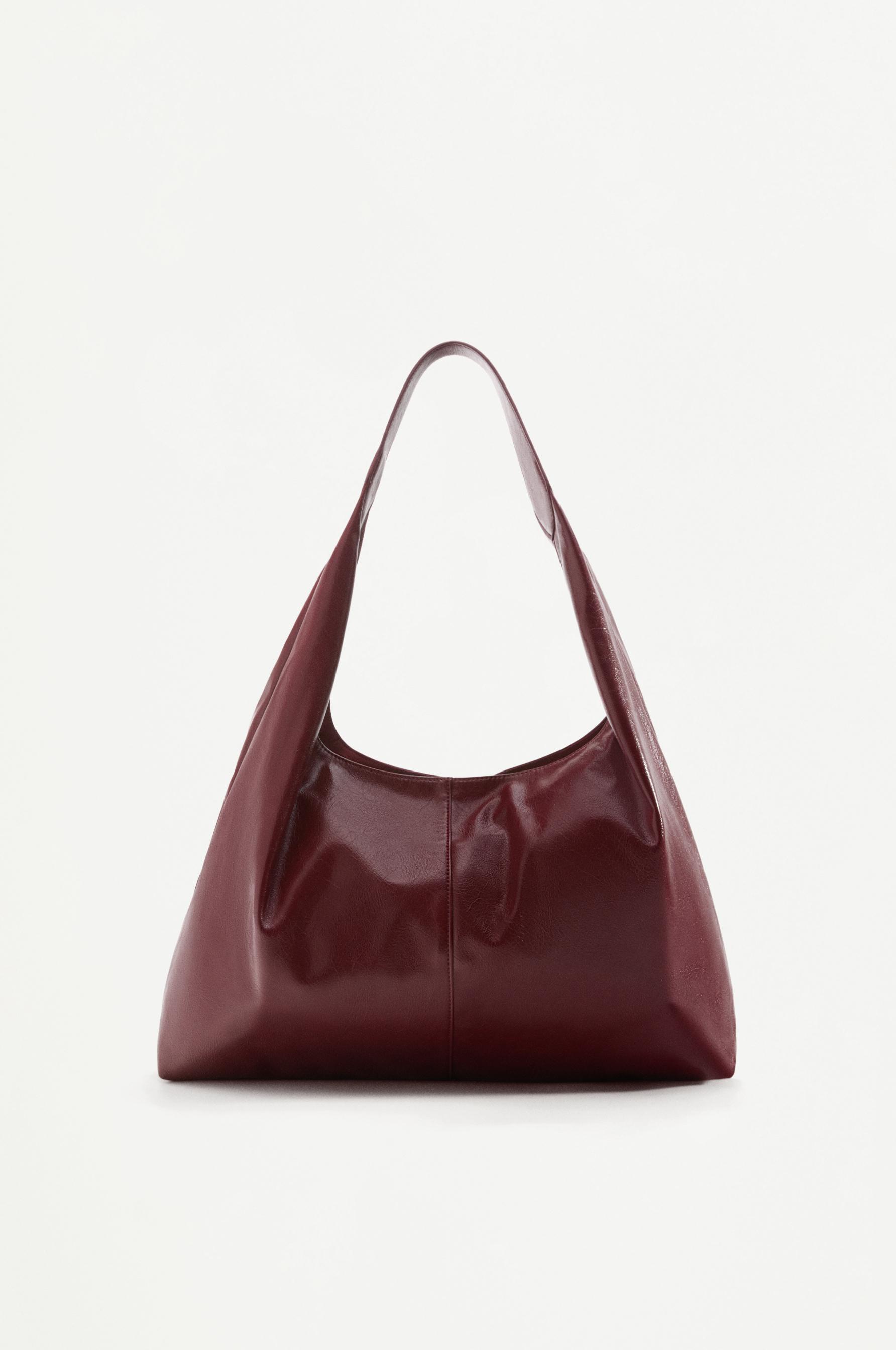 Shopper bag — BURGUNDY