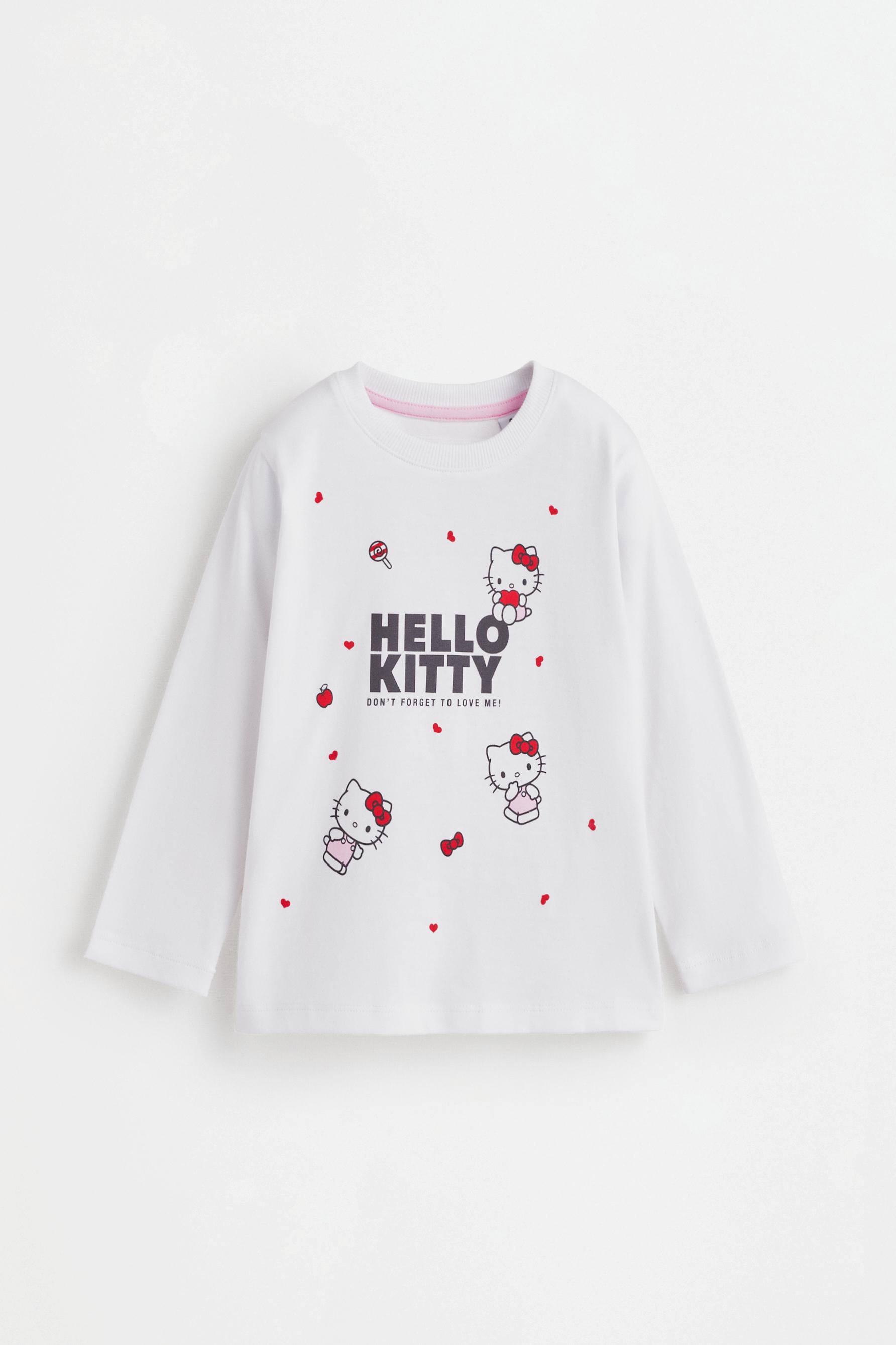 Hello Kitty ©SANRIO T-shirt and leggings set — WHITE