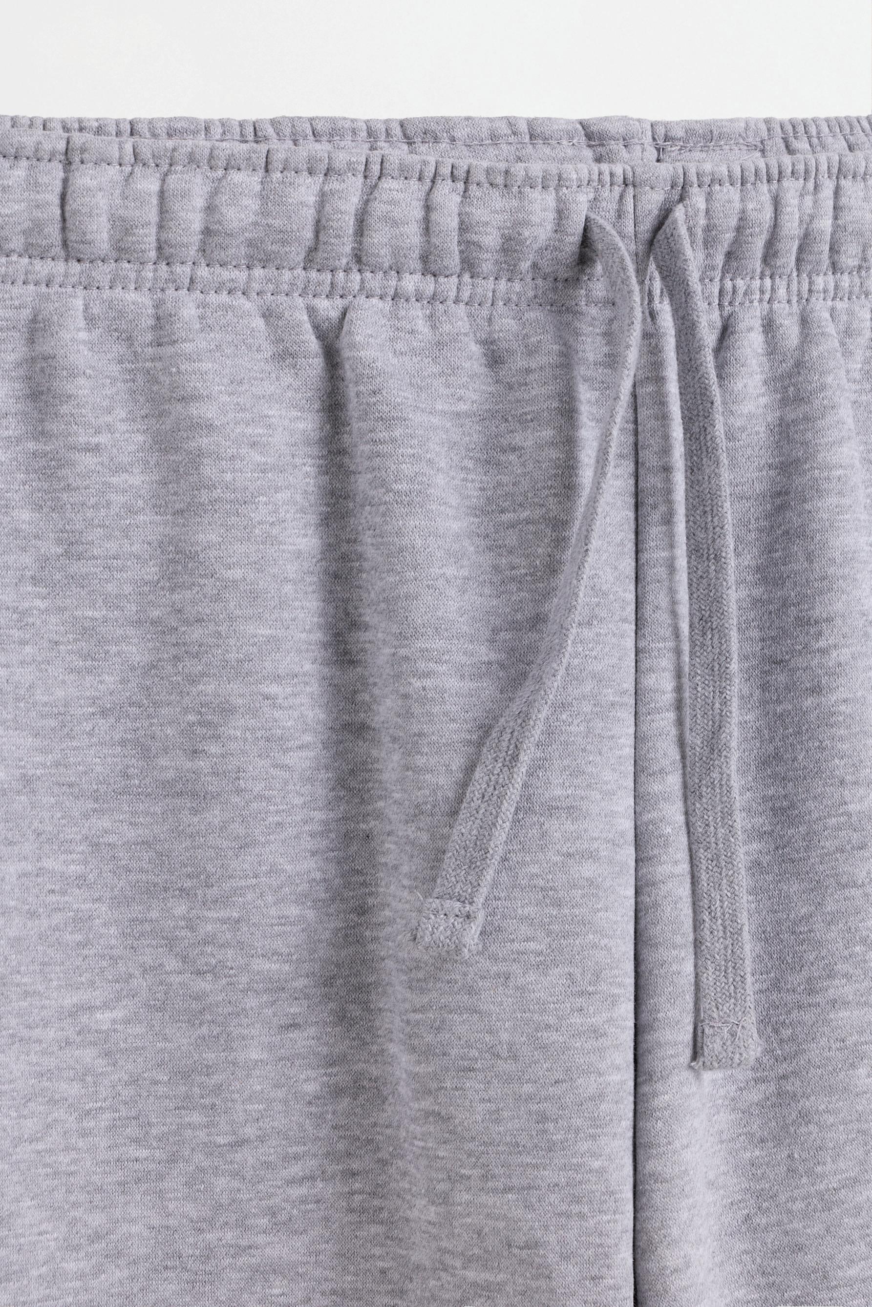 Basic tracksuit bottoms — GREY MARL