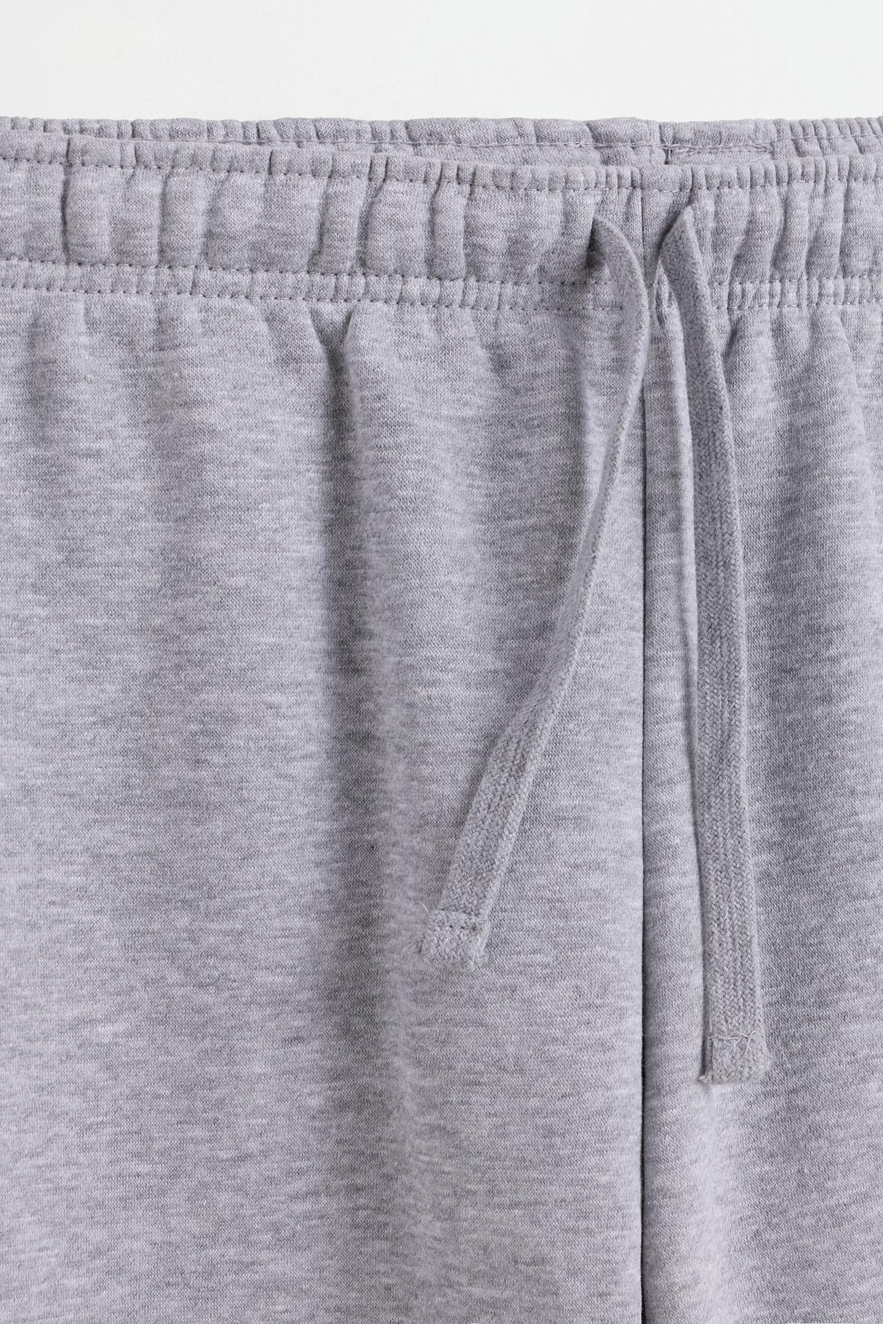 Basic tracksuit bottoms — GREY MARL