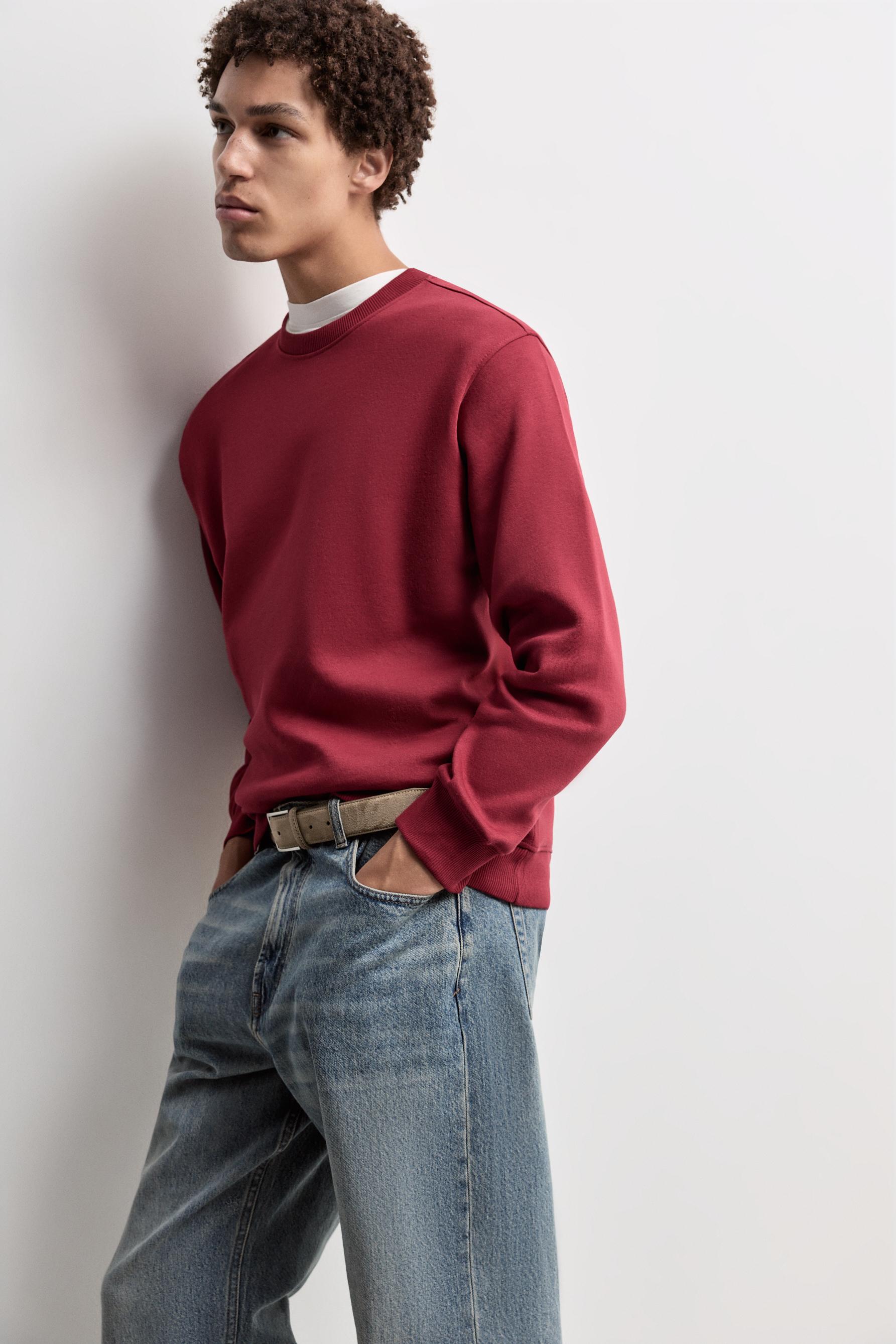 Basic sweatshirt — DARK PINK