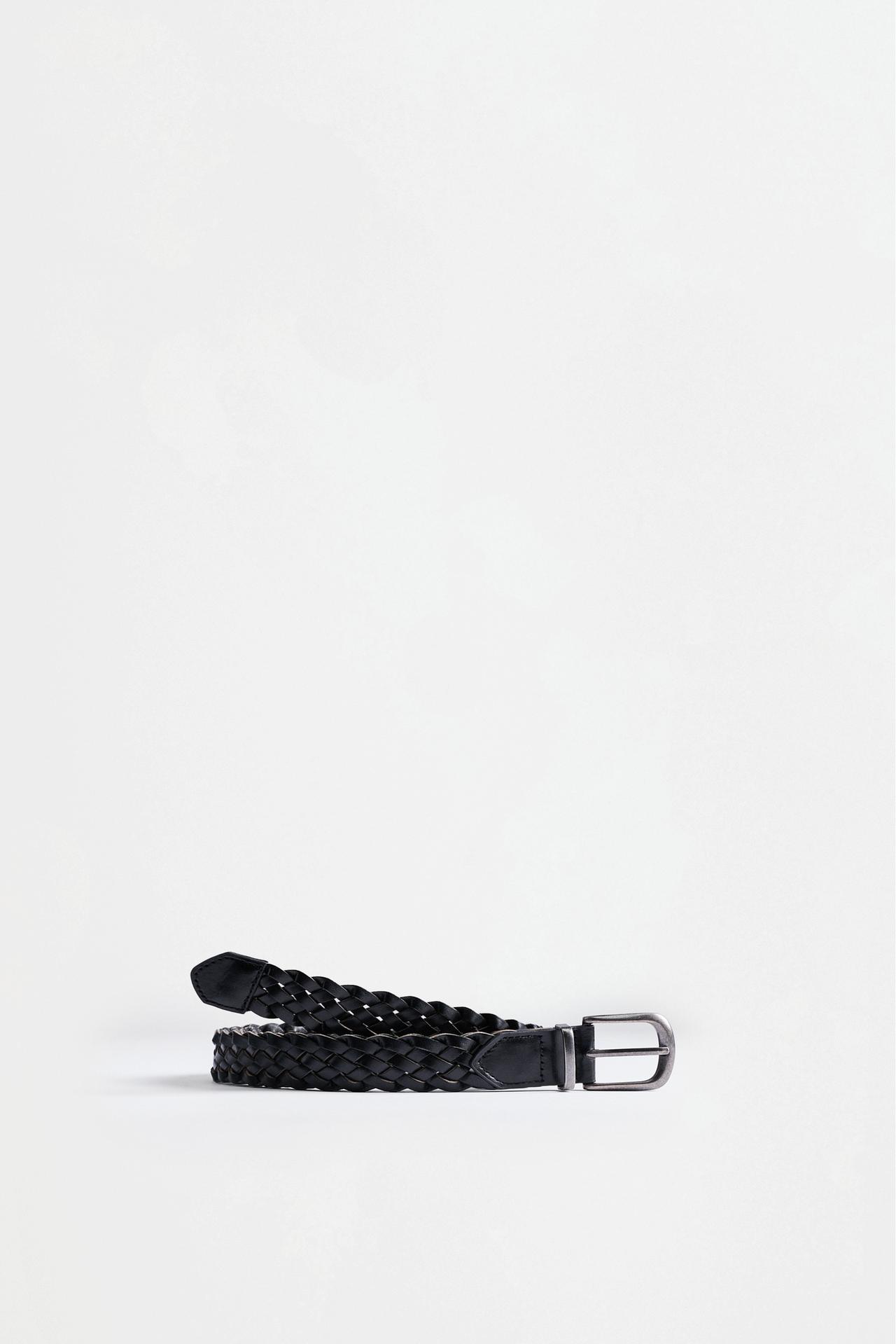 Braided belt — BLACK