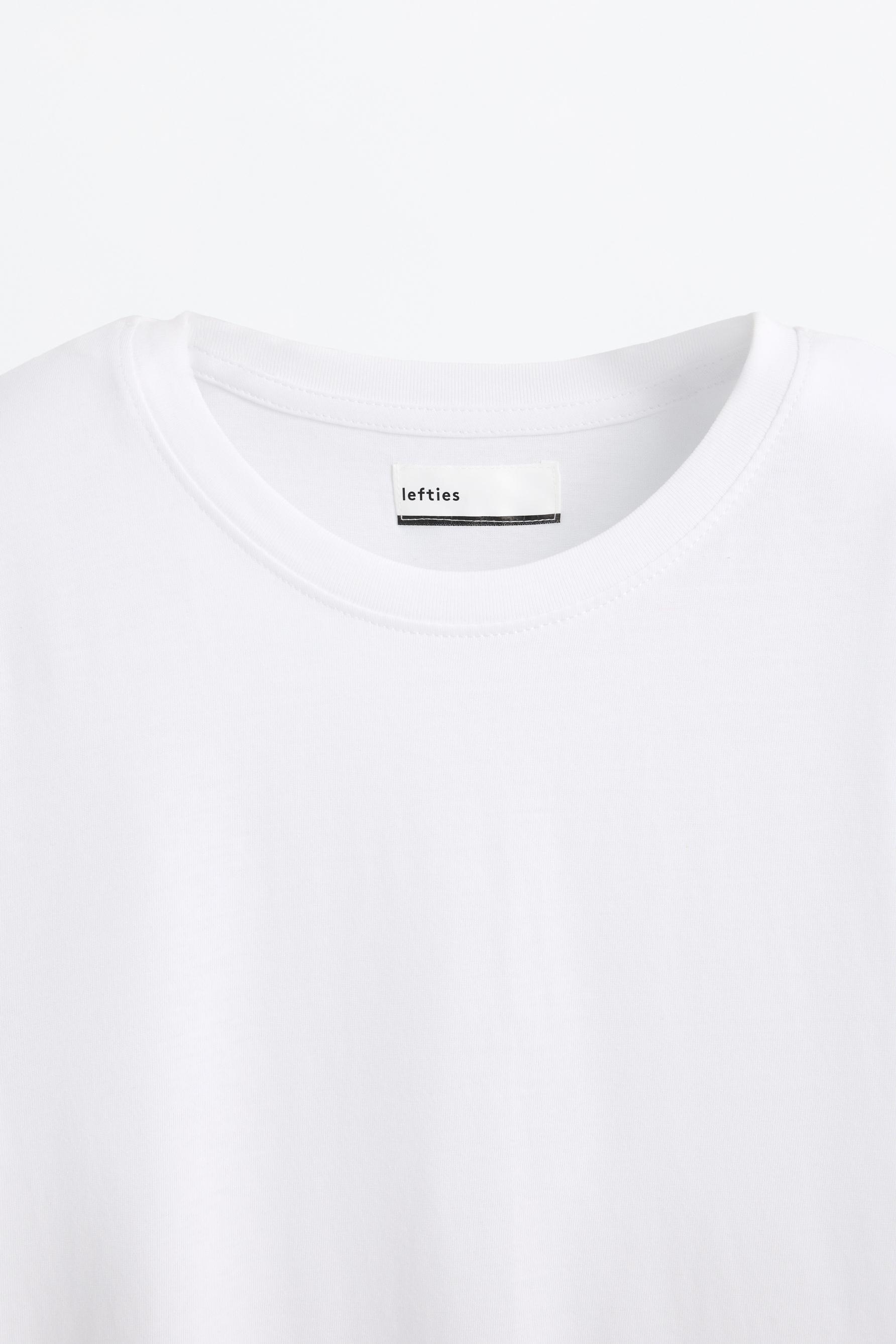 2-pack of basic round neck T-shirts — BLACK