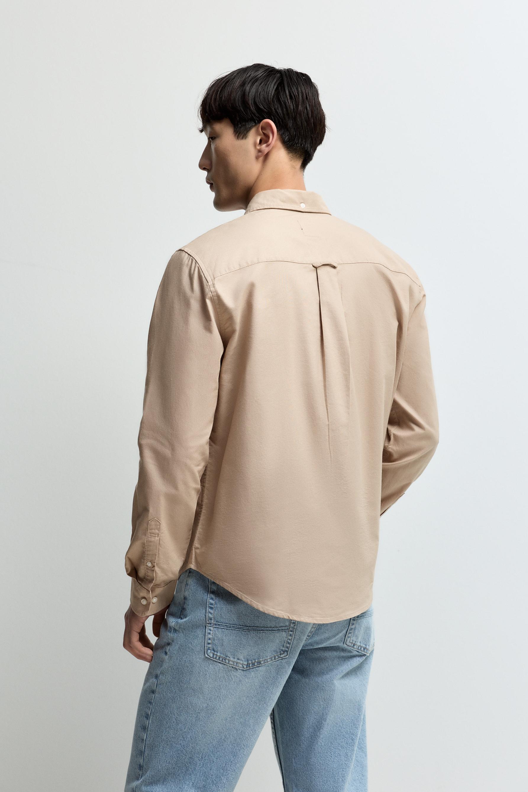 Oxford shirt — PALE OCHRE
