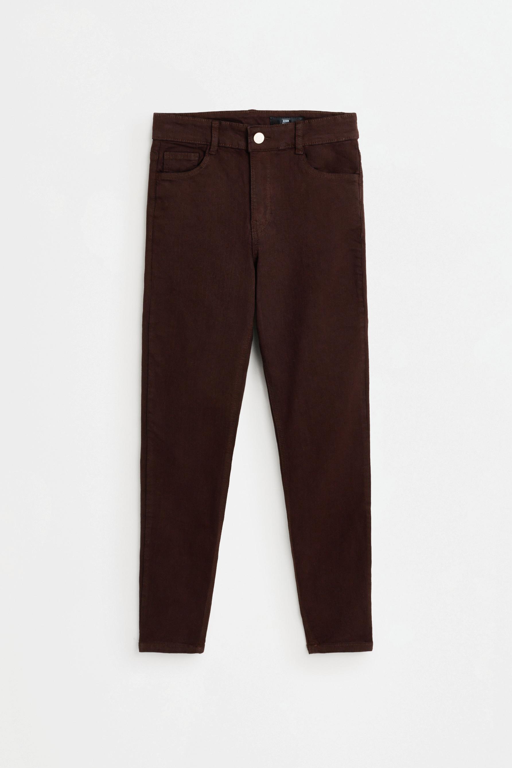 Skinny jeans — BROWN MARL