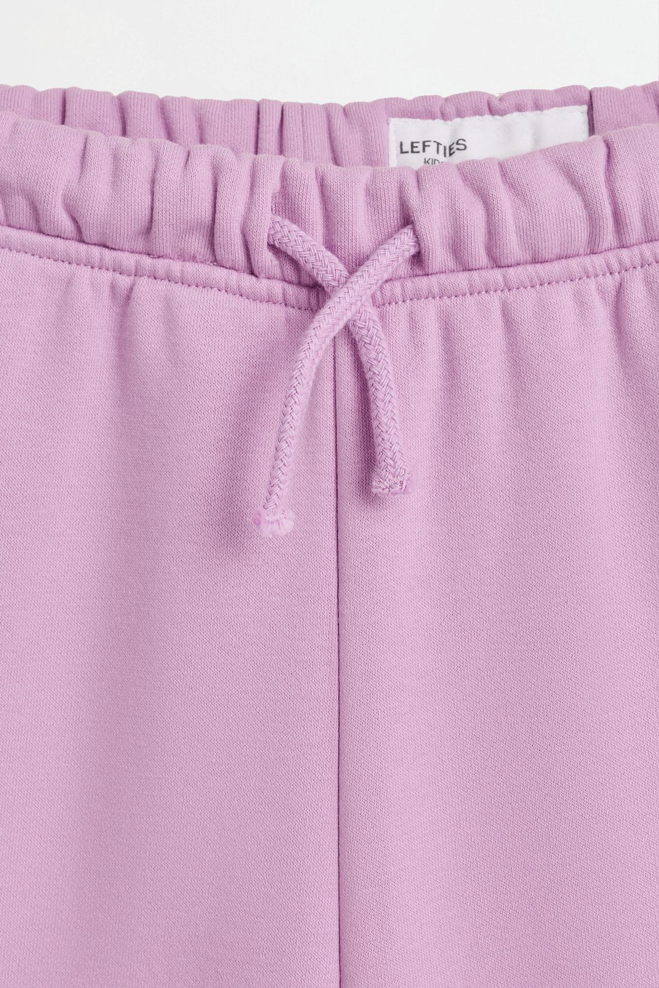 Cotton blend culottes — MAUVE PINK