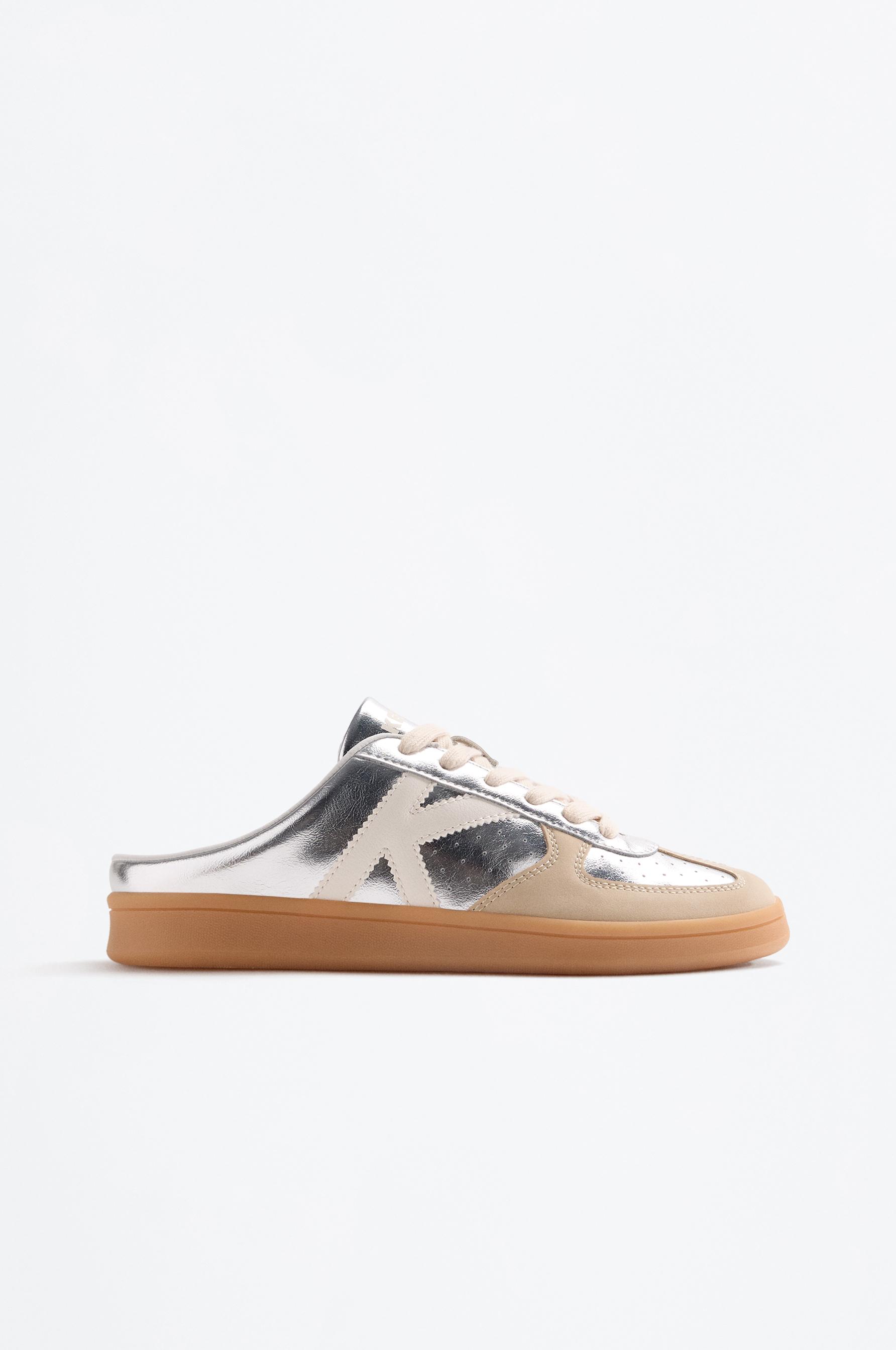 Kelme mule slippers — SILVER