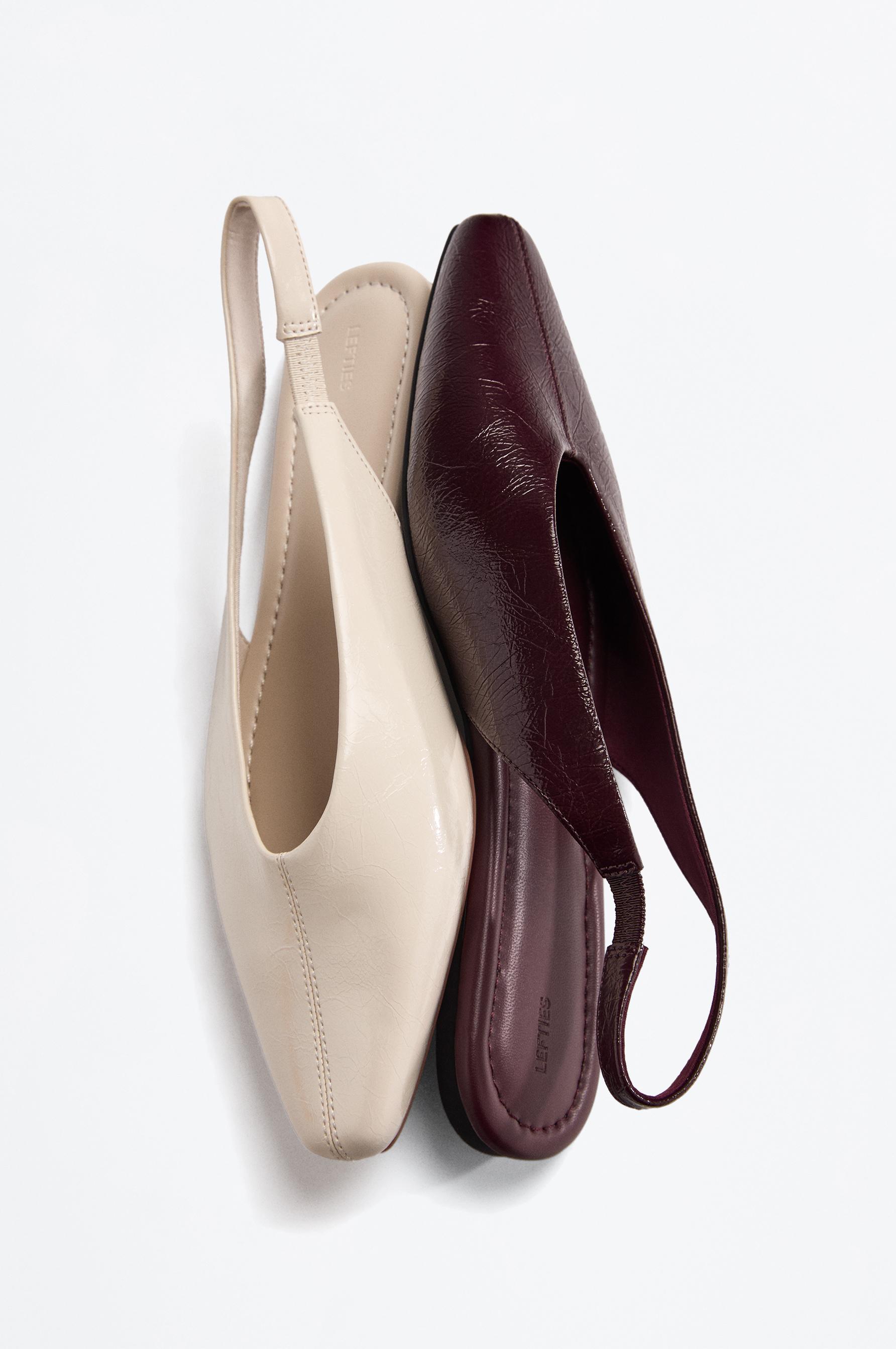 Lefties Bordo Lefties Arkasi Açık Babet