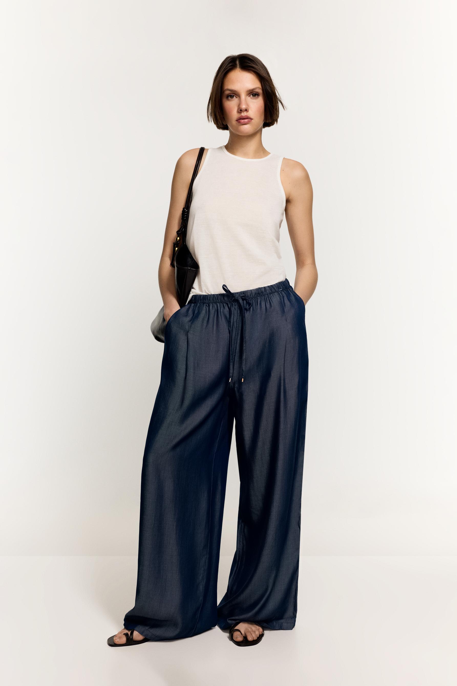 Jeans wide leg ligero