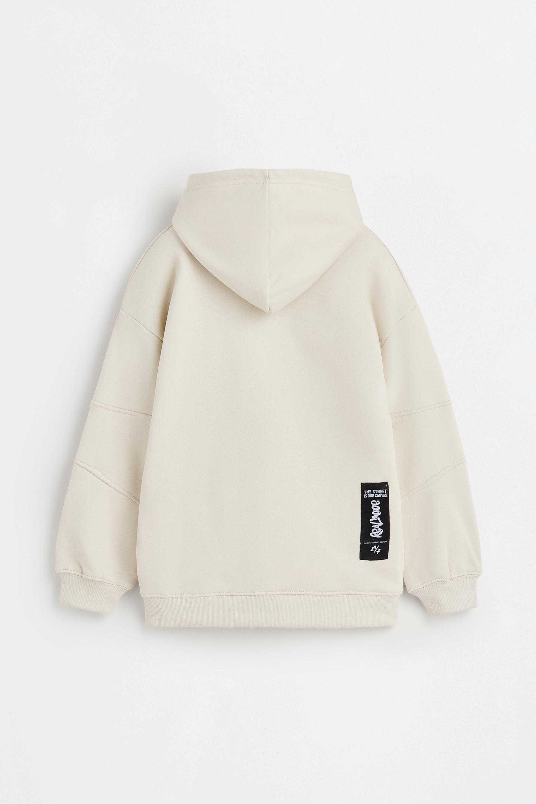 Printed hoodie — GREY