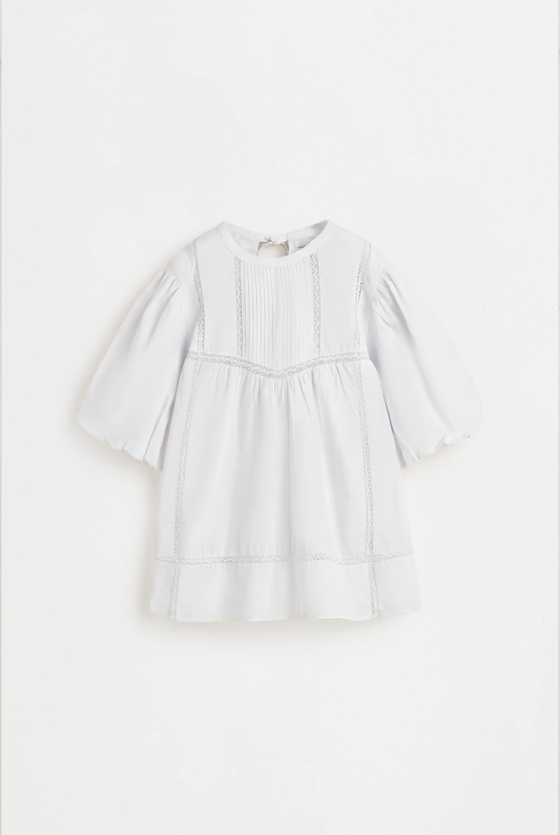 Embroidered blouse — WHITE