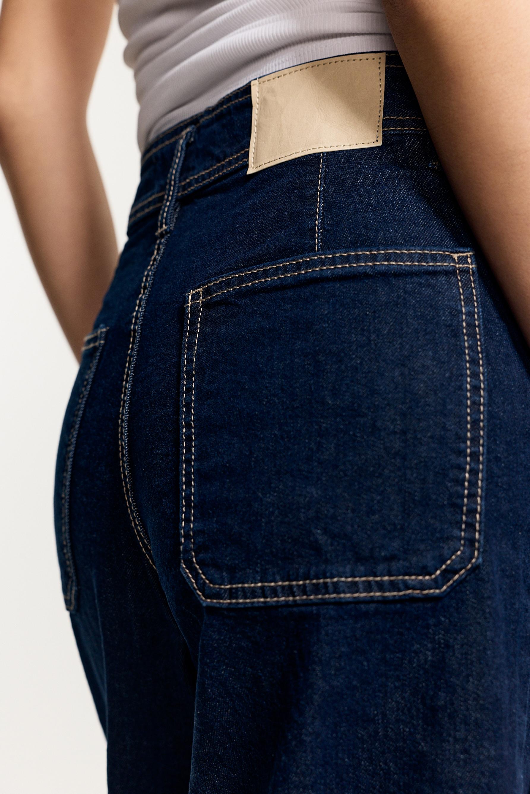 Stretch pocket jeans — DARK INDIGO