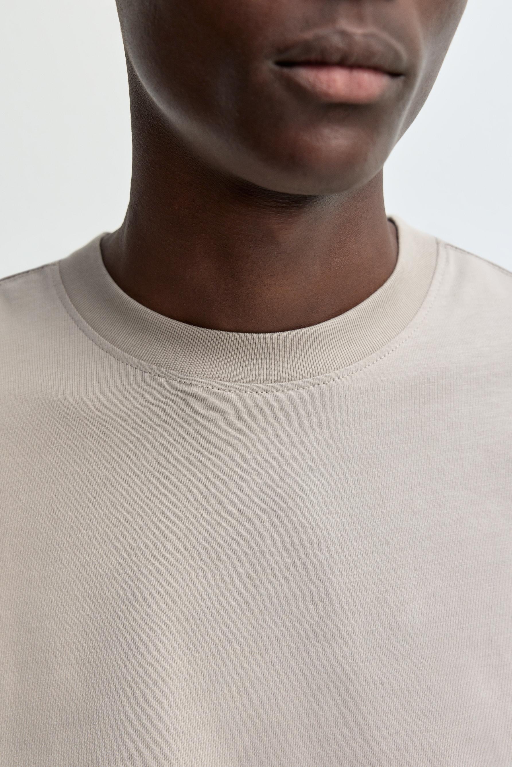 Premium relaxed fit T-shirt — SAND