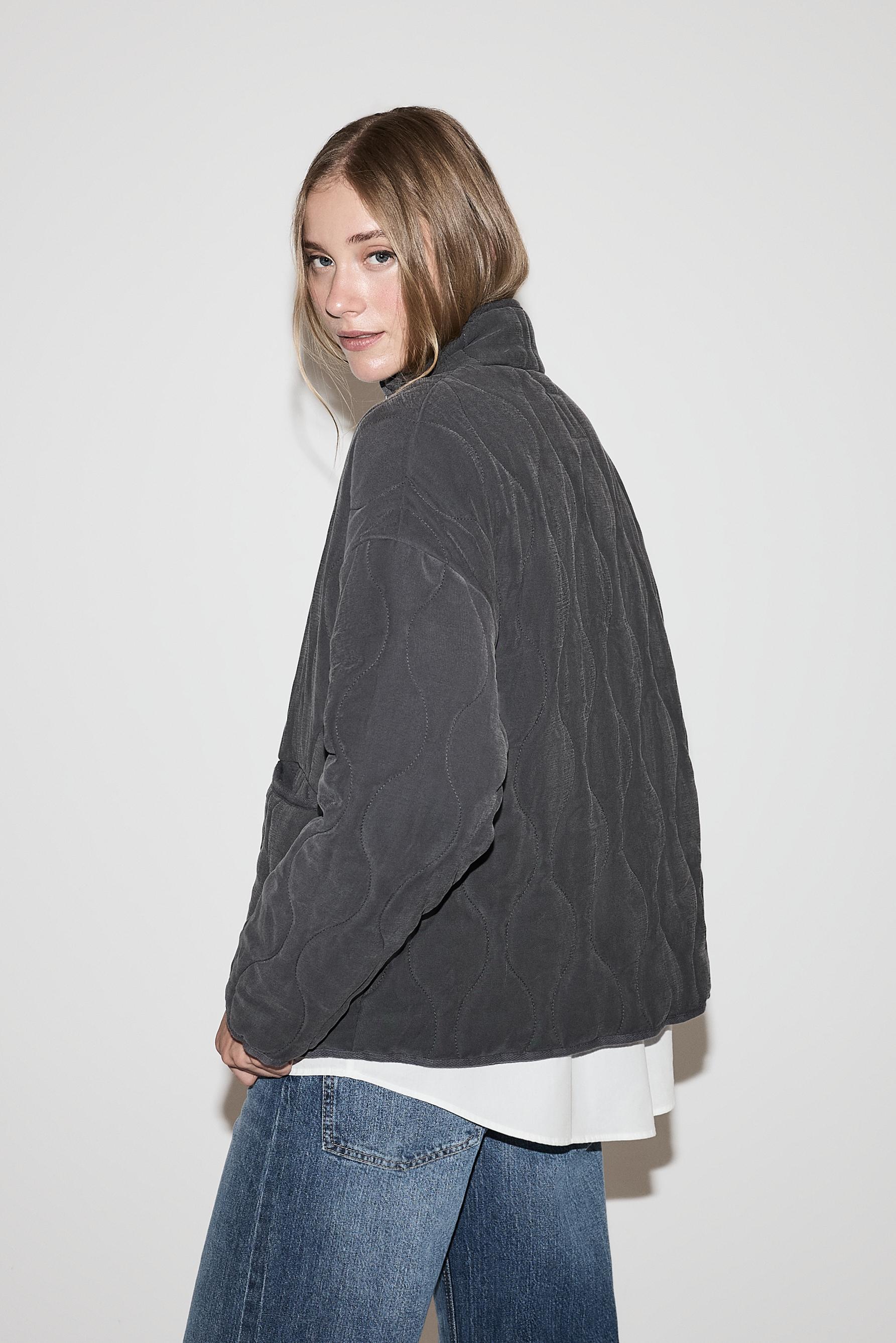 Quilted jacket — ANTHRACITE GREY