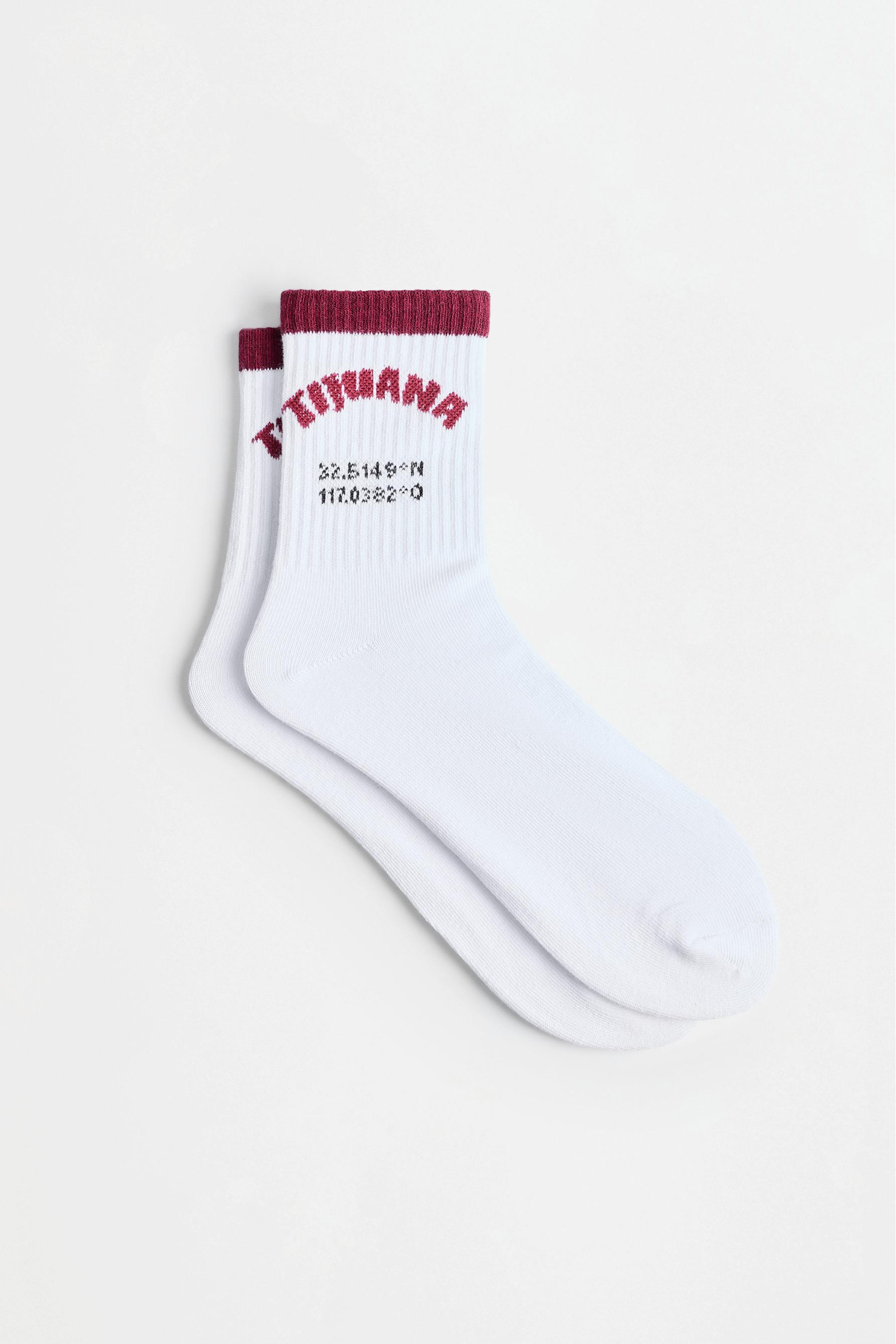 City ankle socks (4-pack) — BLUE/WHITE