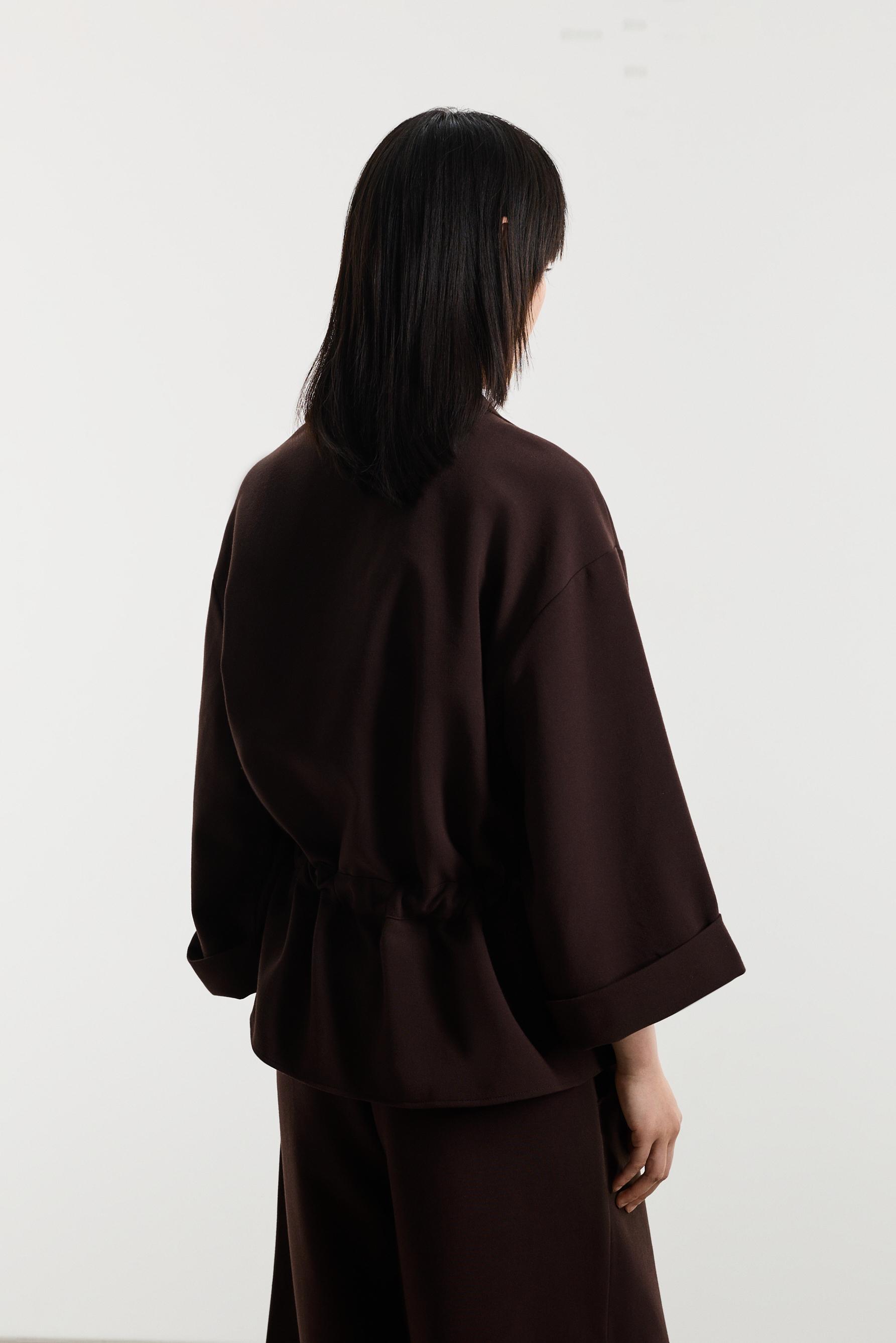 Safari overshirt — DARK BROWN