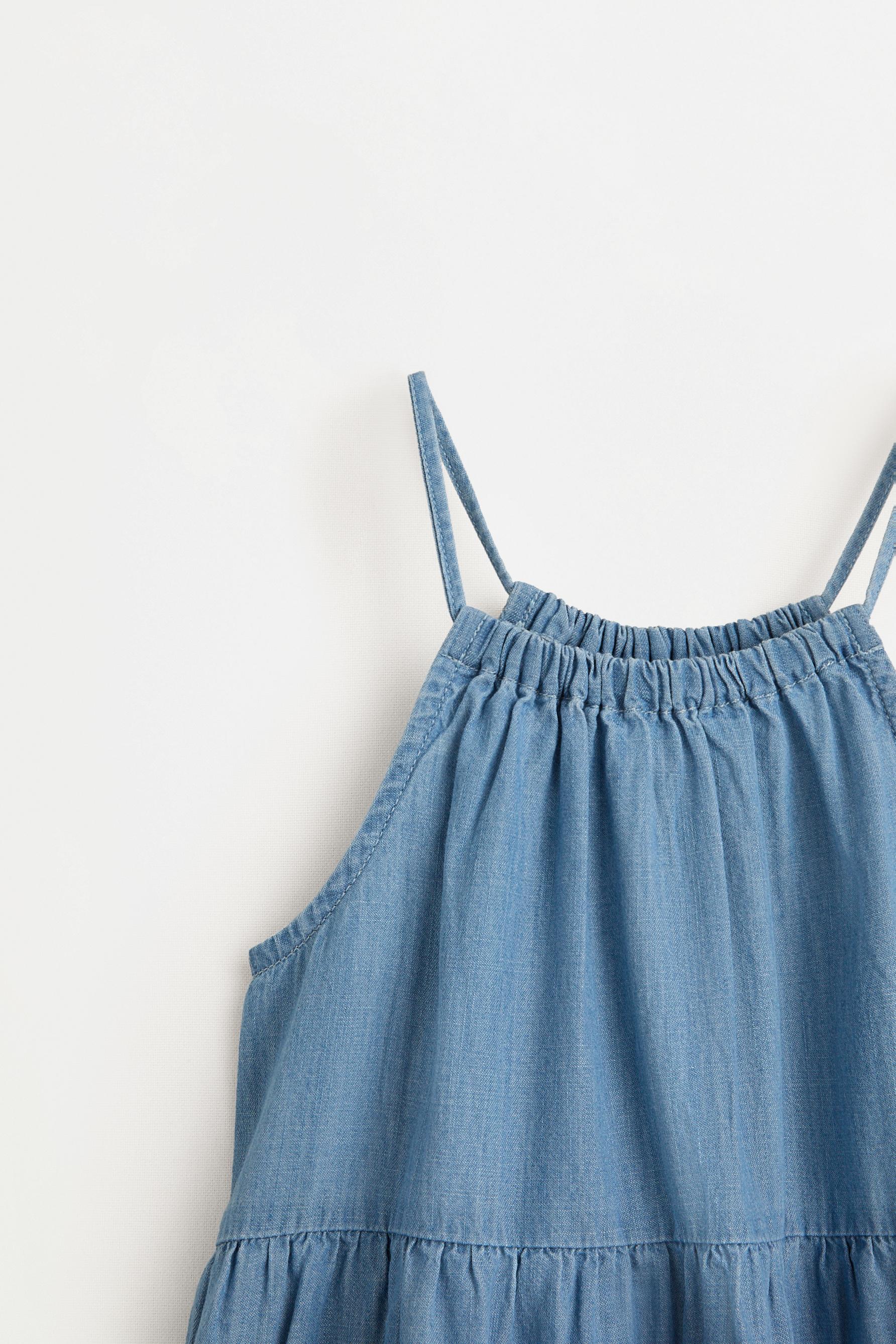Lightweight denim dress — PALE BLUE