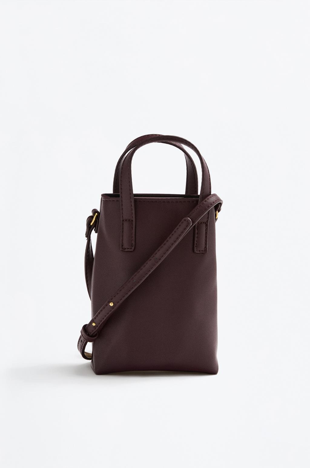 Textured mobile phone bag