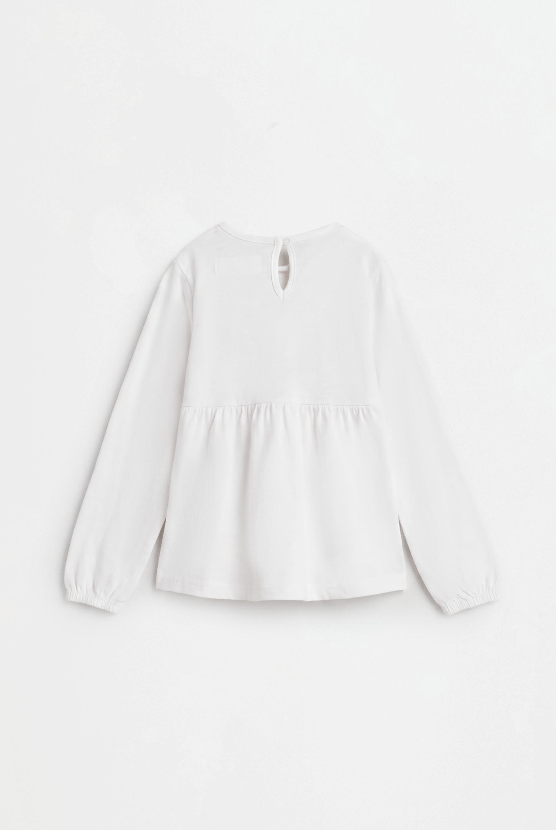 Smocked T-shirt — OFF WHITE