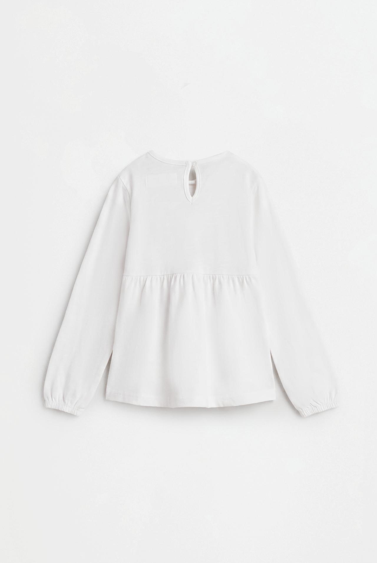 Smocked T-shirt — OFF WHITE