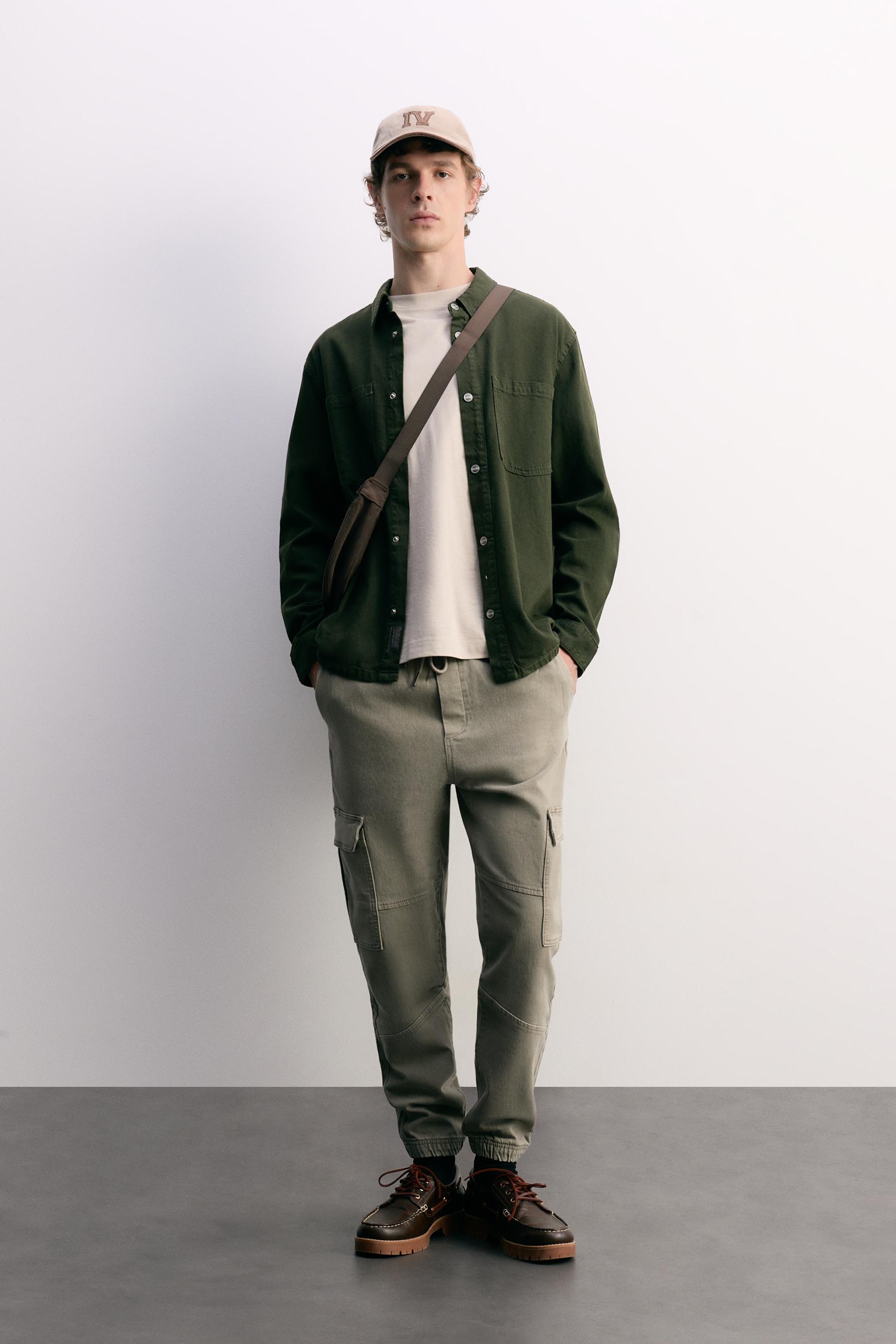 Jeans jogger cargo fleece