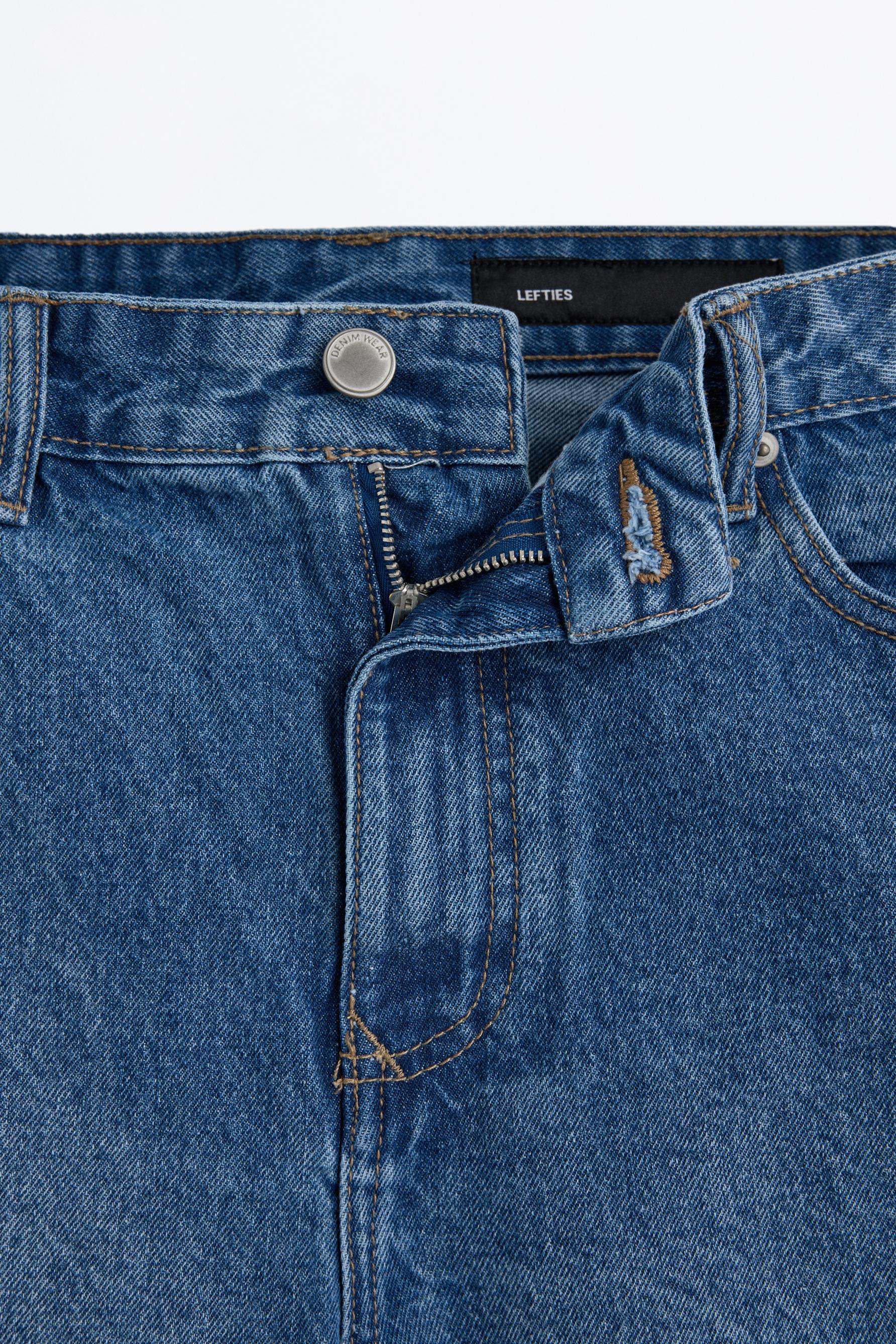 Regular fit denim Bermuda shorts — INDIGO