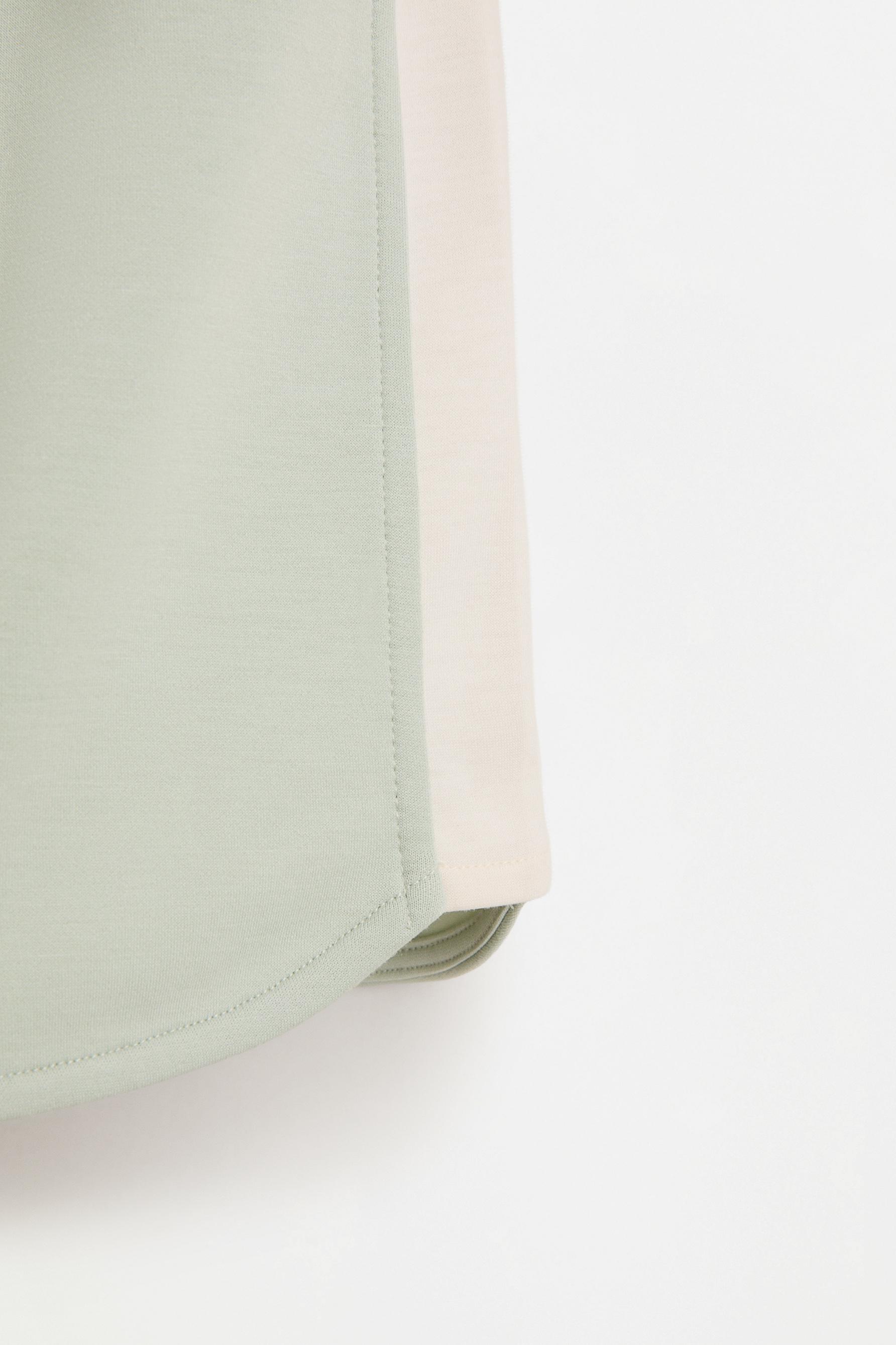 Flowy plush sports shorts — MINT GREEN