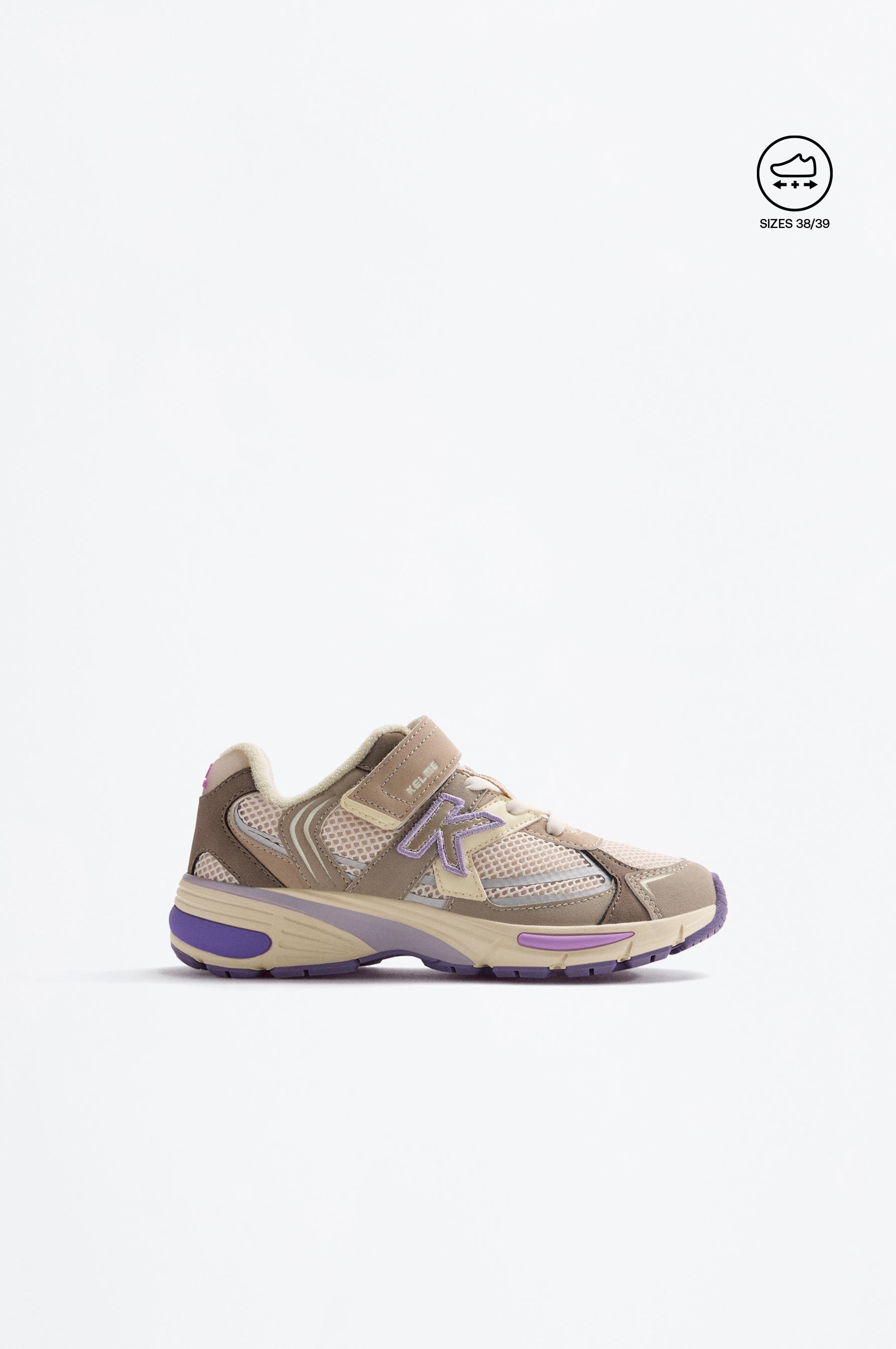 Kelme multi-piece athletic shoe — BEIGE