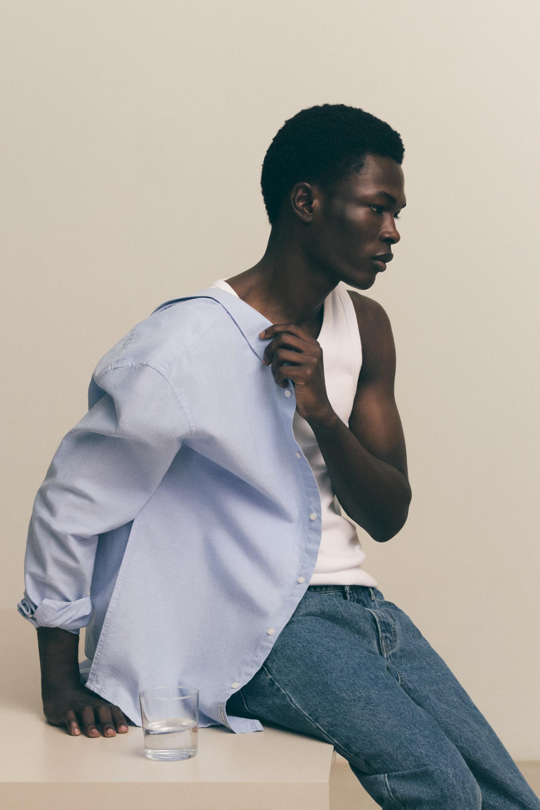 Oxford shirt — PALE BLUE