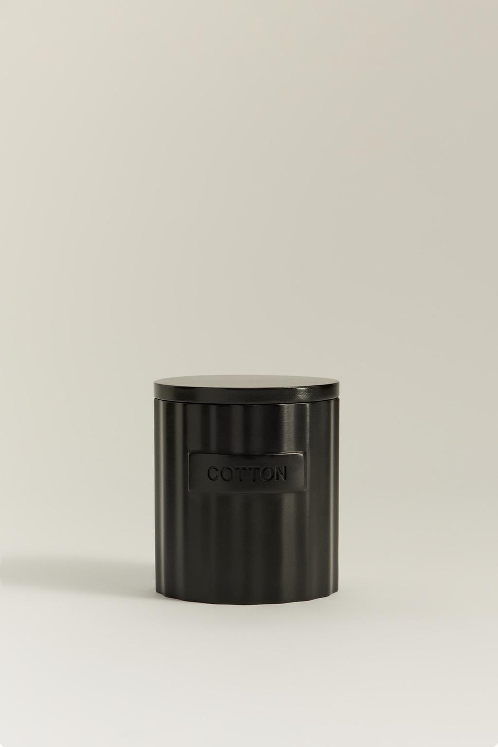 Bote tapa baño resina rayada