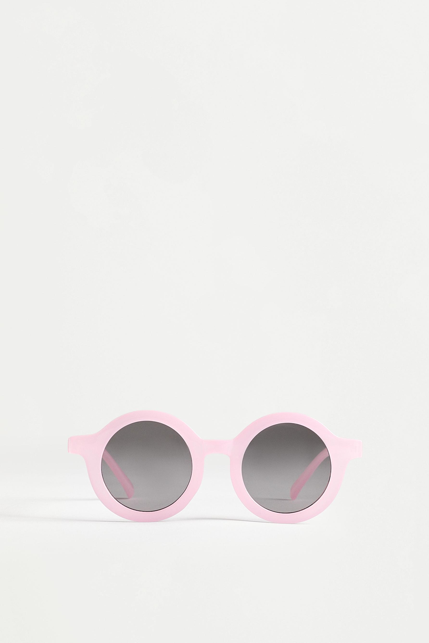 Round sunglasses — BEIGE (alternate view)