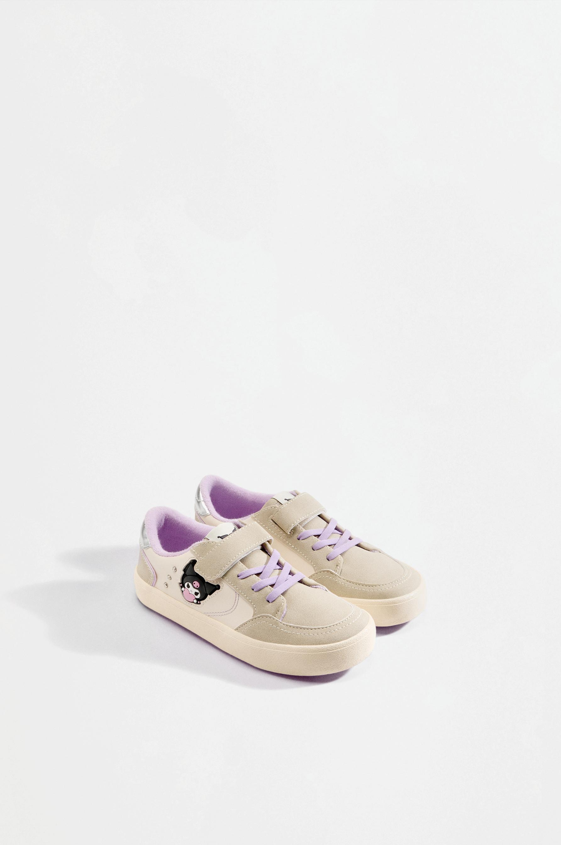 Kuromi ©SANRIO Barefoot sneakers — ECRU