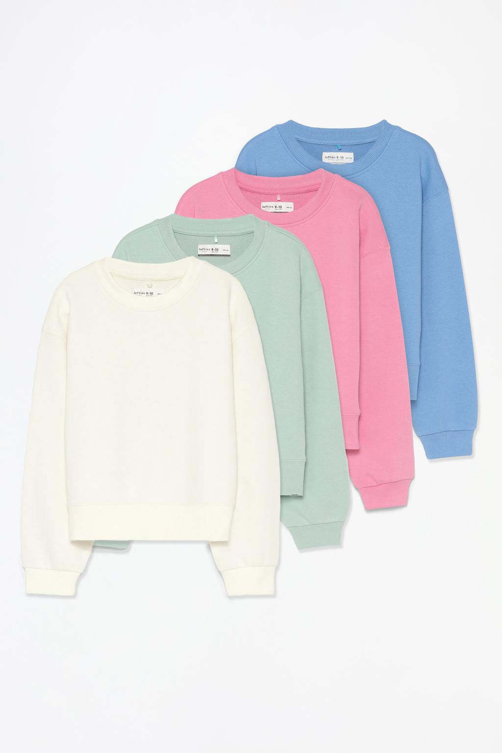 Pack of 4 basic sweatshirts