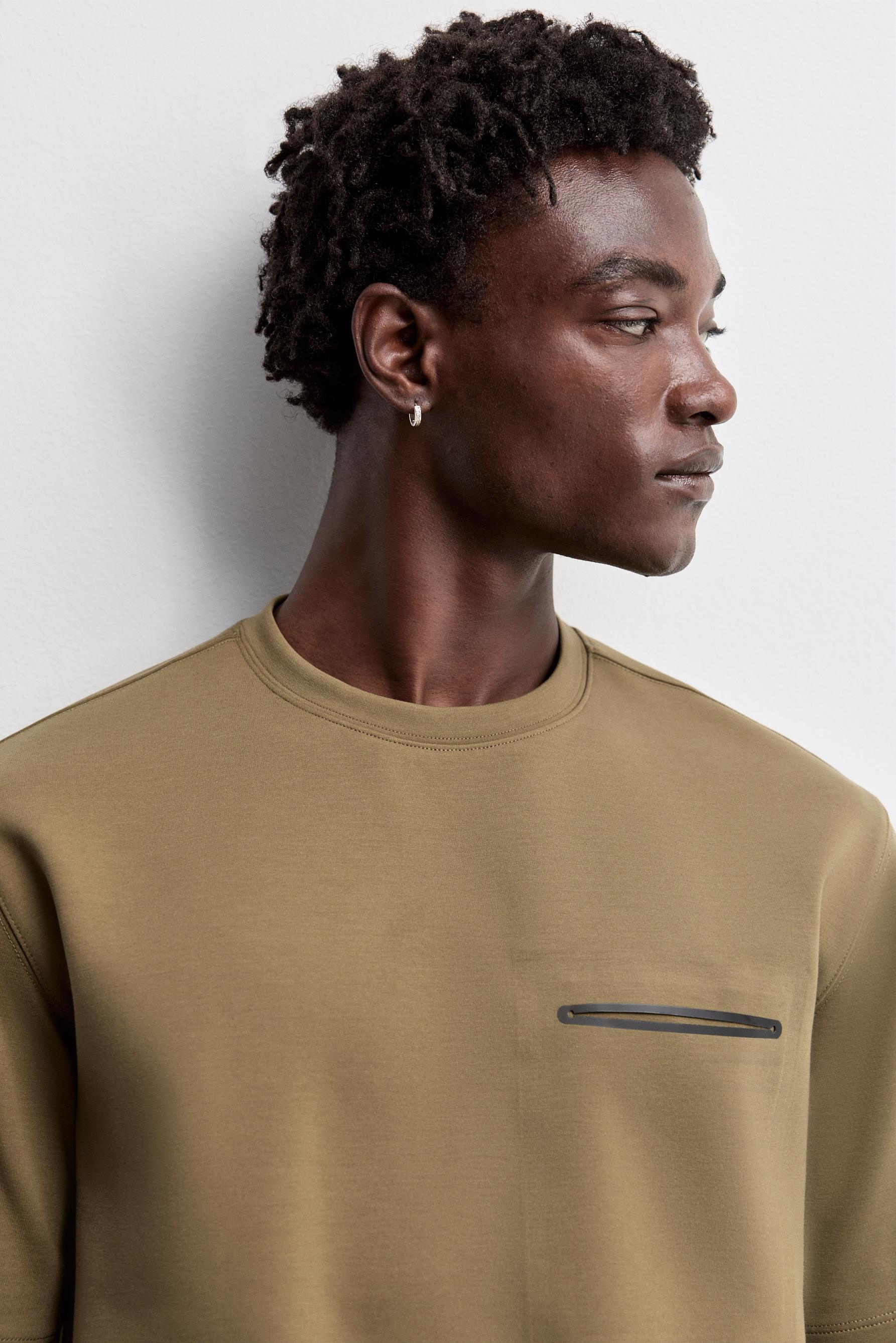 Interlock Sports T-shirt — OLIVE GREEN