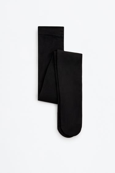 120 den fleece tights — BLACK 4