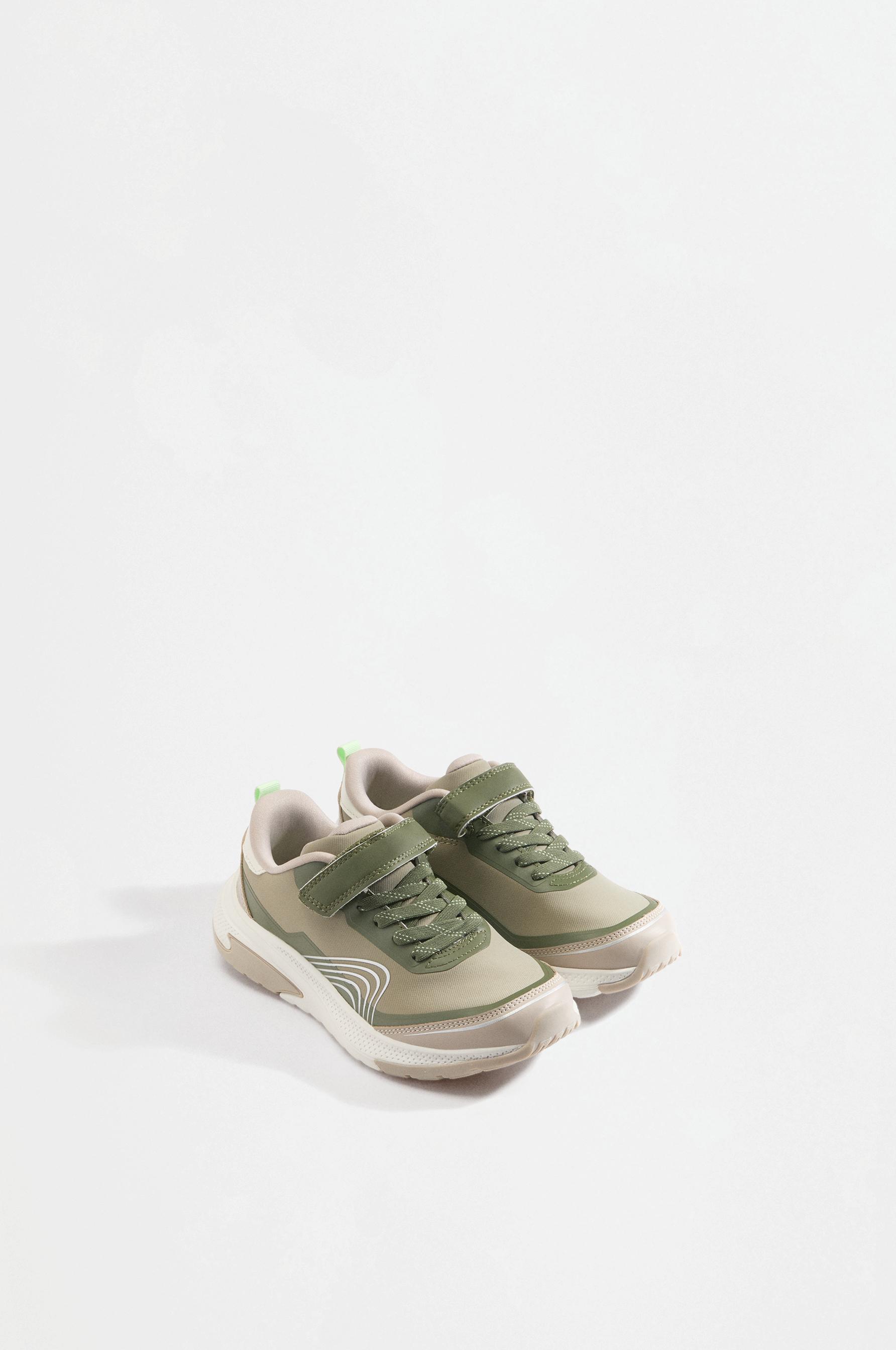 Casual Multi-Piece Trainers — KHAKI