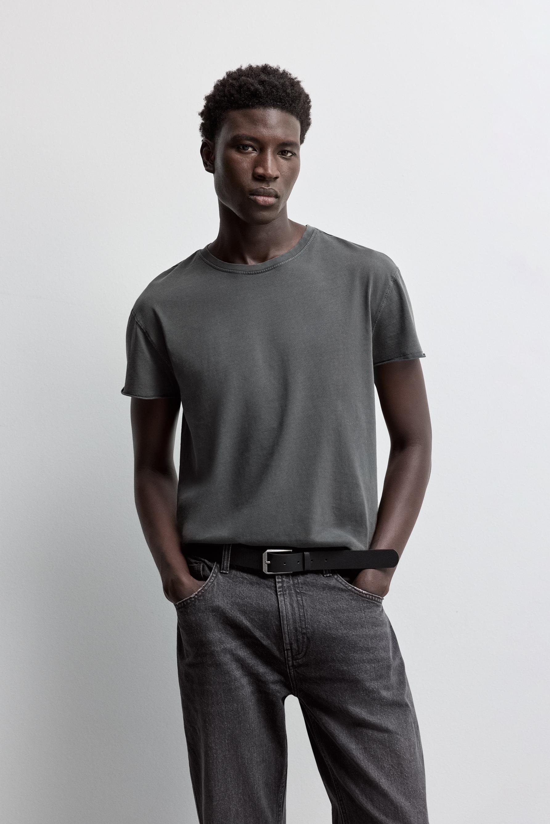 Frayed hem T-shirt — LEAD