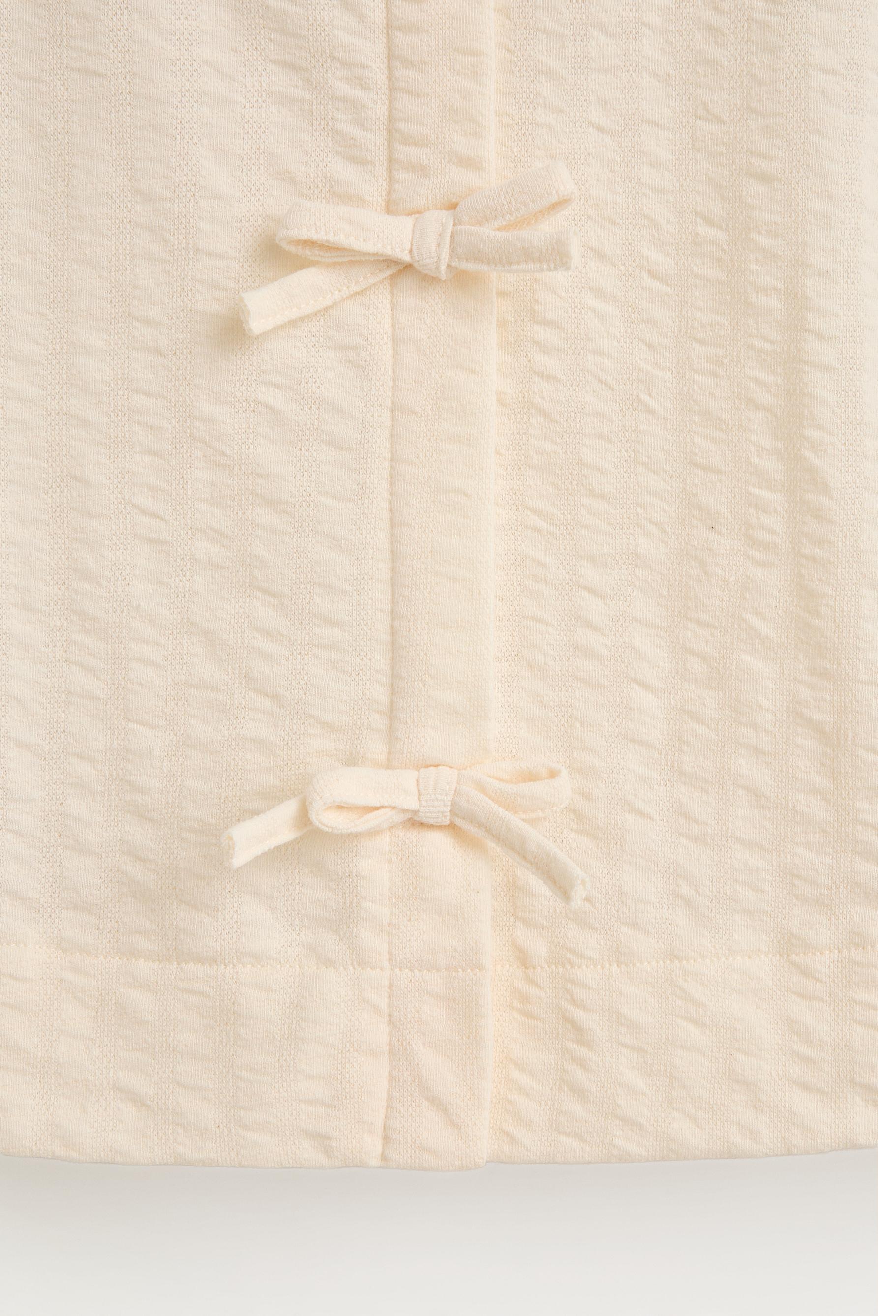 Bias cut top — ECRU