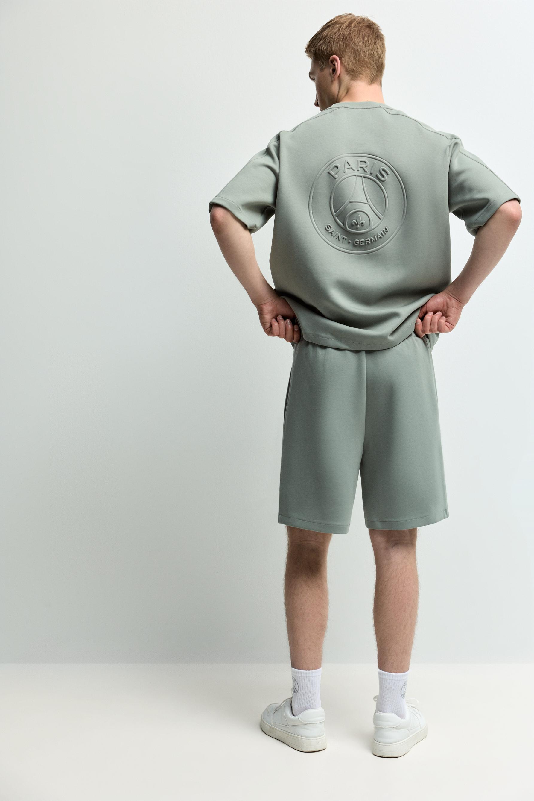 Paris Saint-Germain x Lefties interlock Bermuda shorts — MINT GREEN