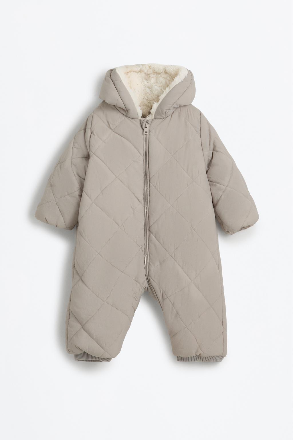 Fleece Lined Padded Jumpsuit