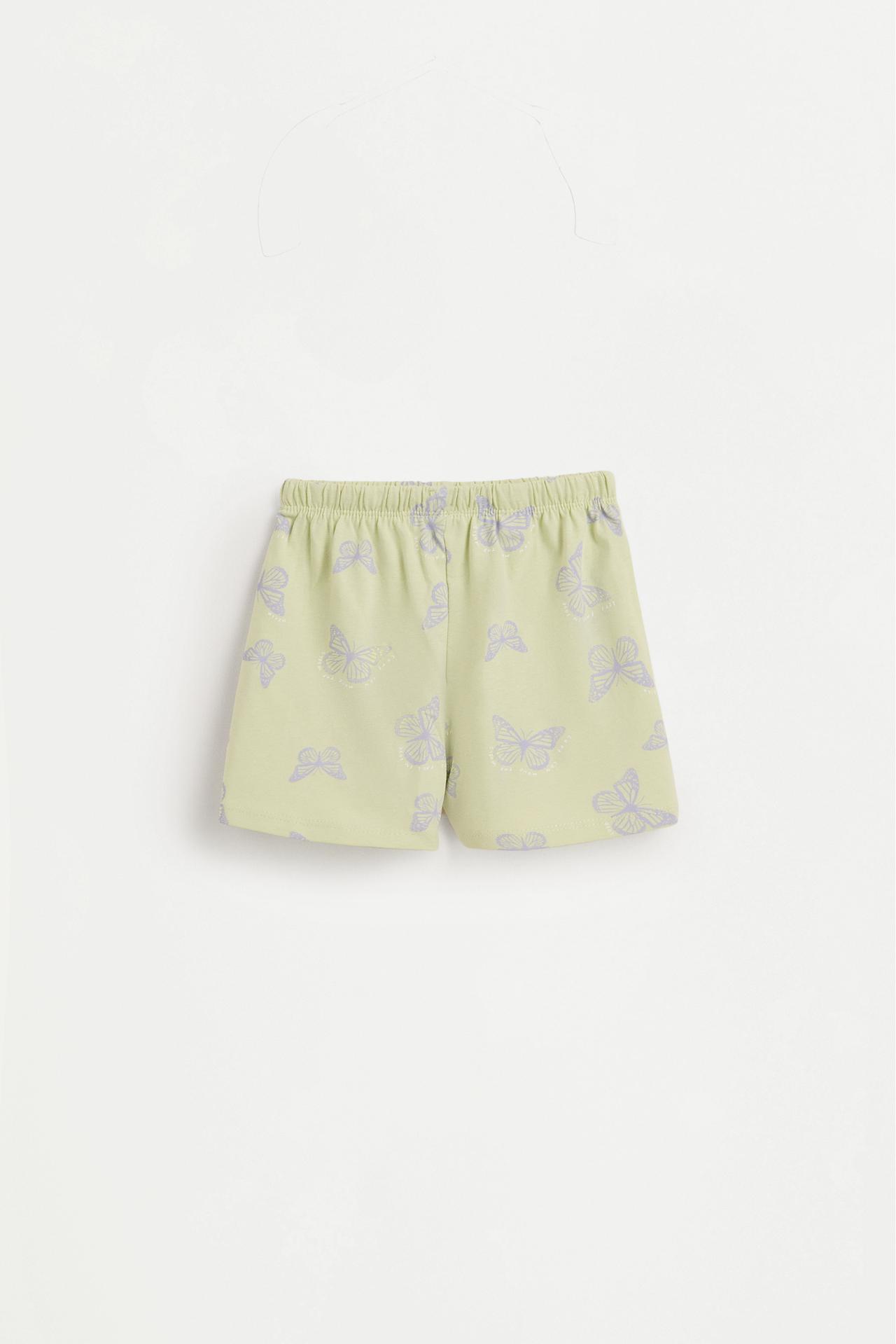 Printed short pyjamas — PALE KHAKI
