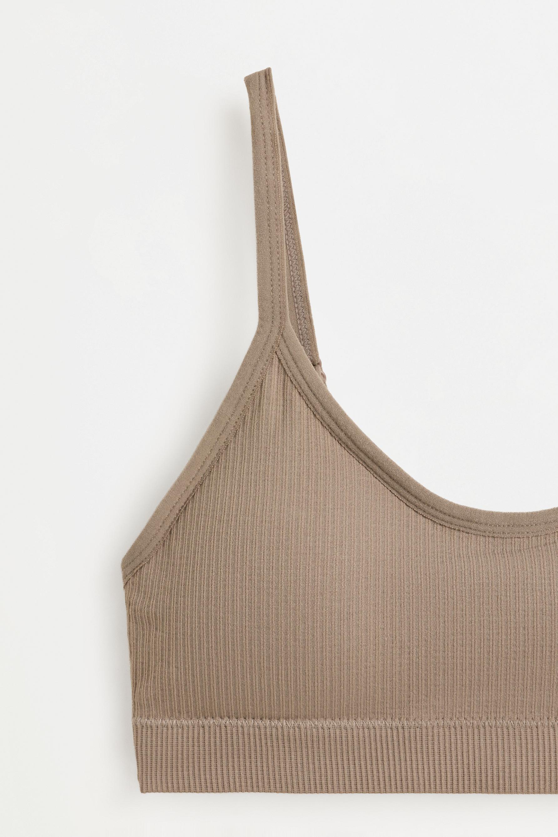 Seamless bra top (2-pack) — ECRU
