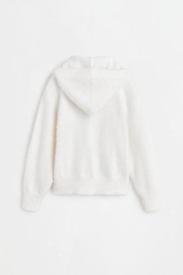 Faux fur hooded jacket — OFF WHITE 3