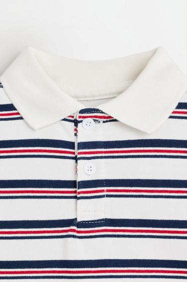 Striped polo shirt — NAVY 3