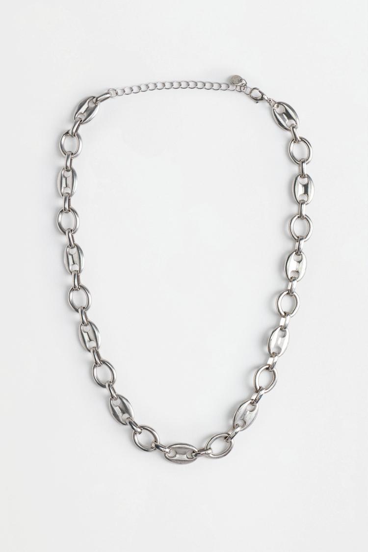 Chain-link necklace — SILVER
